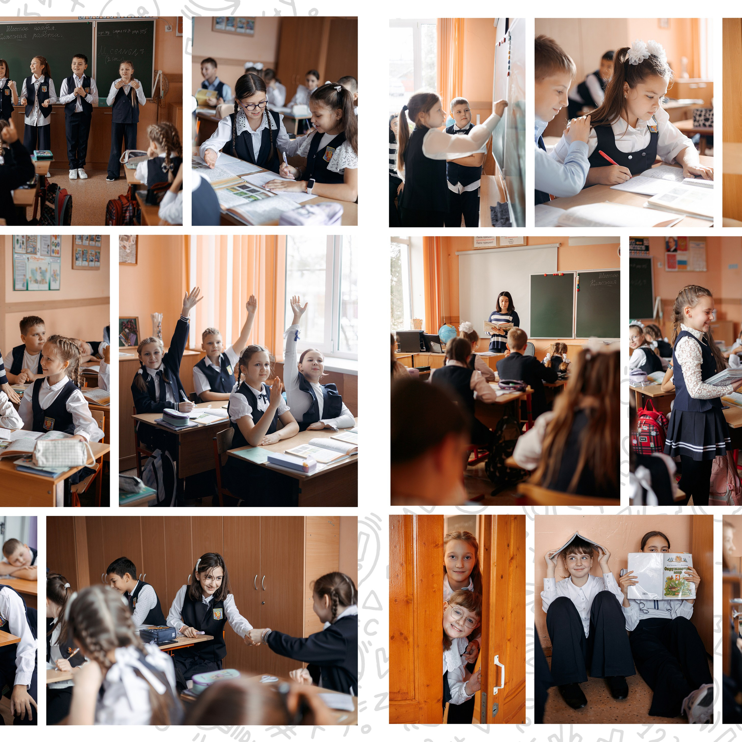 Выпускные альбомы для 4 классов. Семейный и детский фотограф в Туле