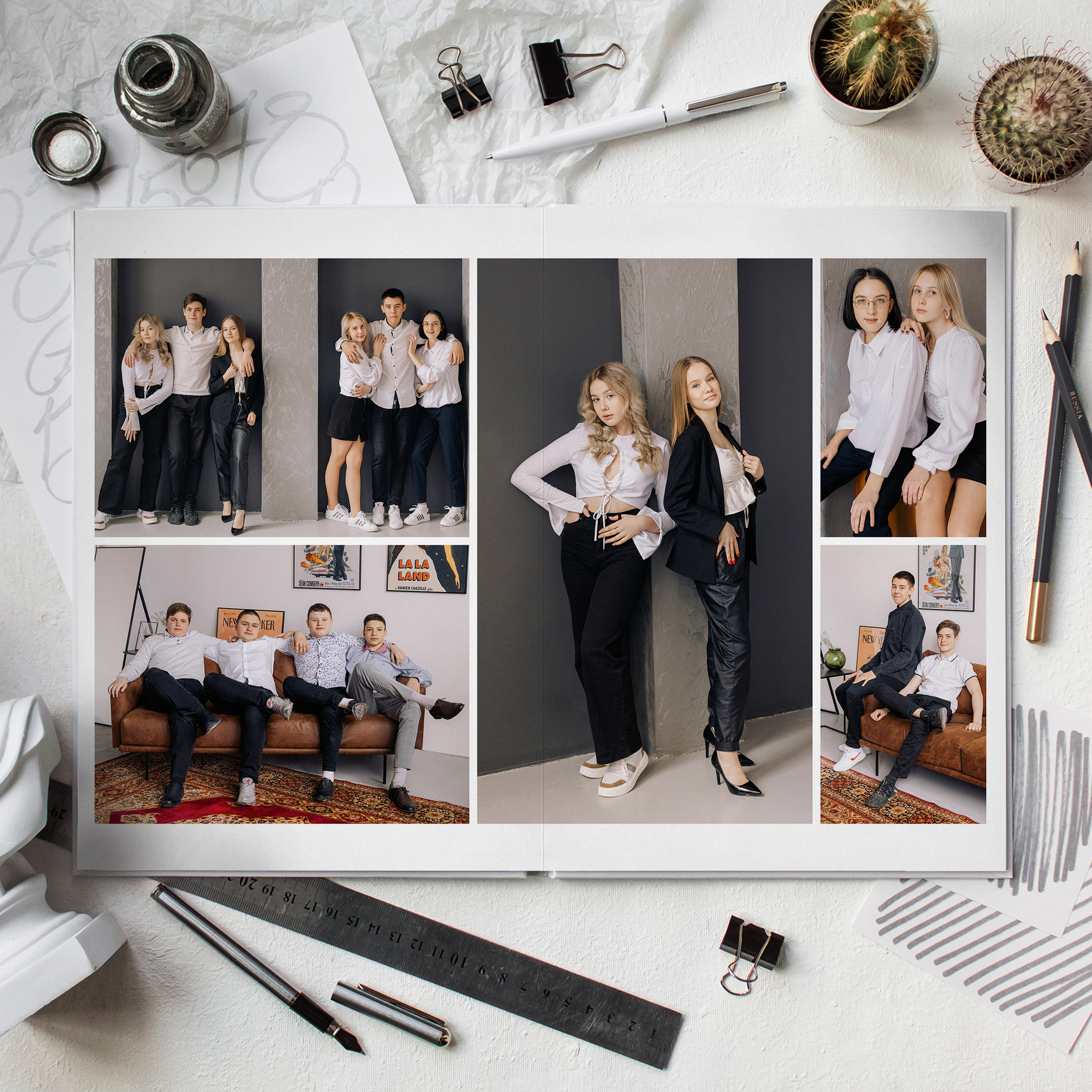 Выпускные альбомы для старшеклассников. Семейный и детский фотограф в Туле