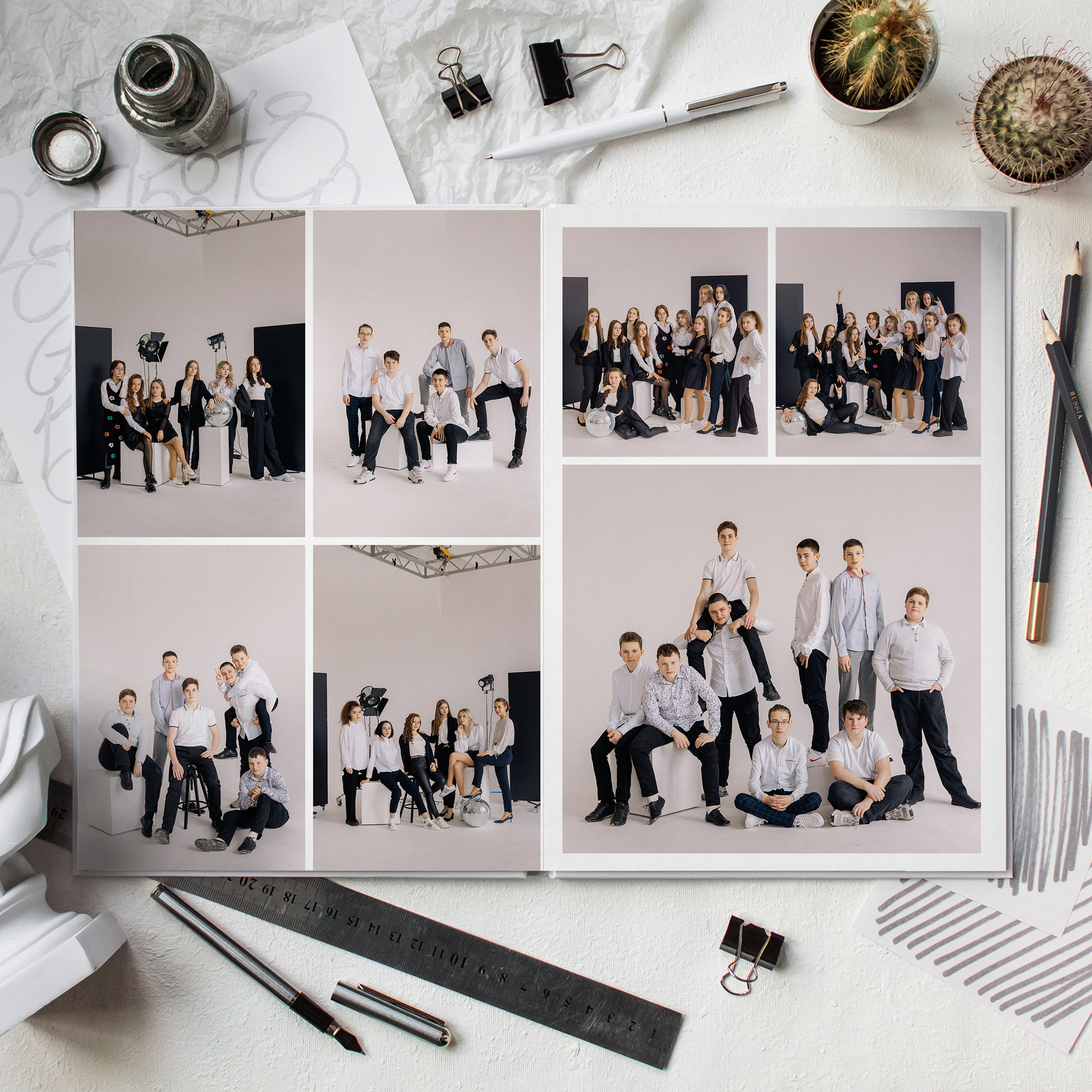 Выпускные альбомы для старшеклассников. Семейный и детский фотограф в Туле