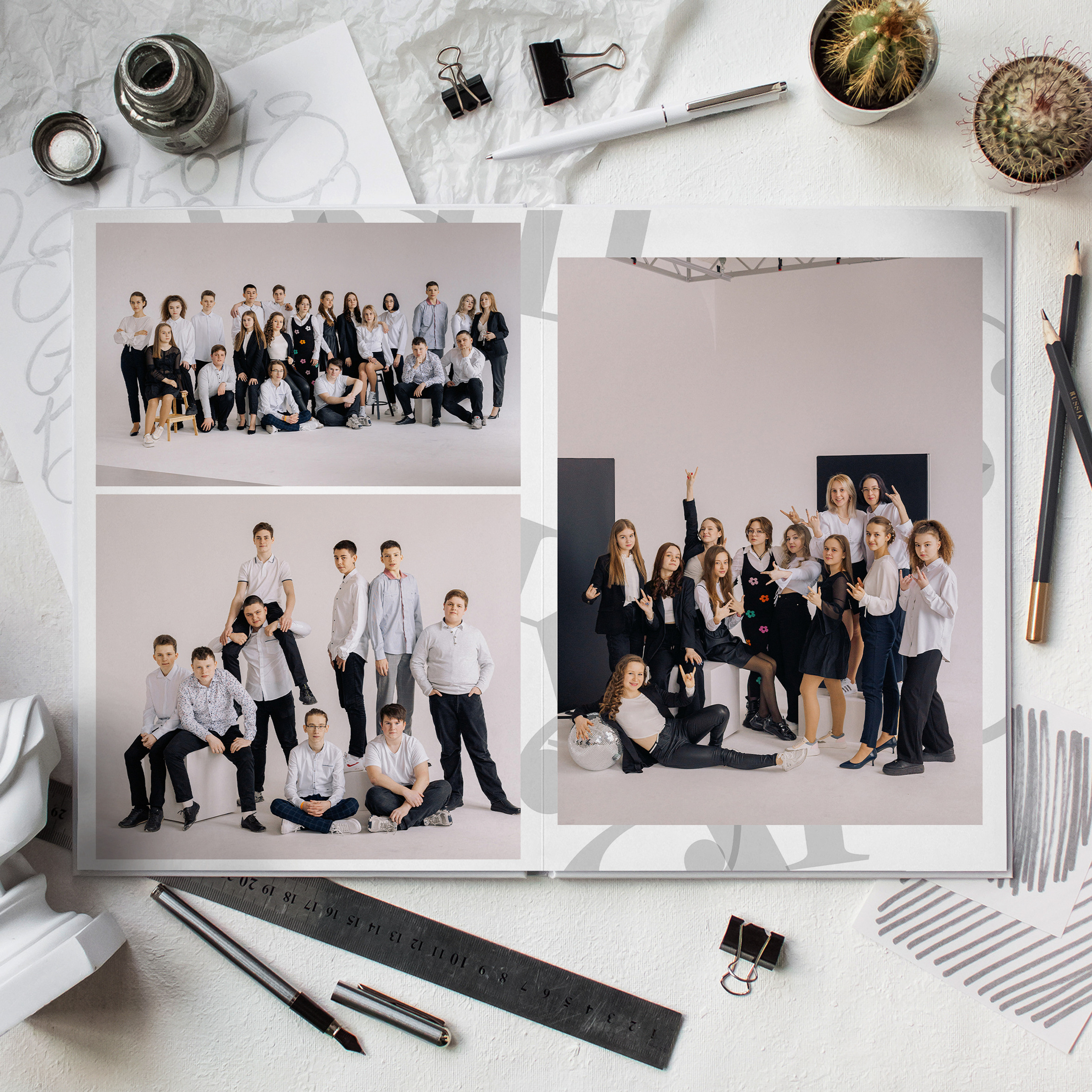 Выпускные виньетки и папки. Семейный и детский фотограф в Туле