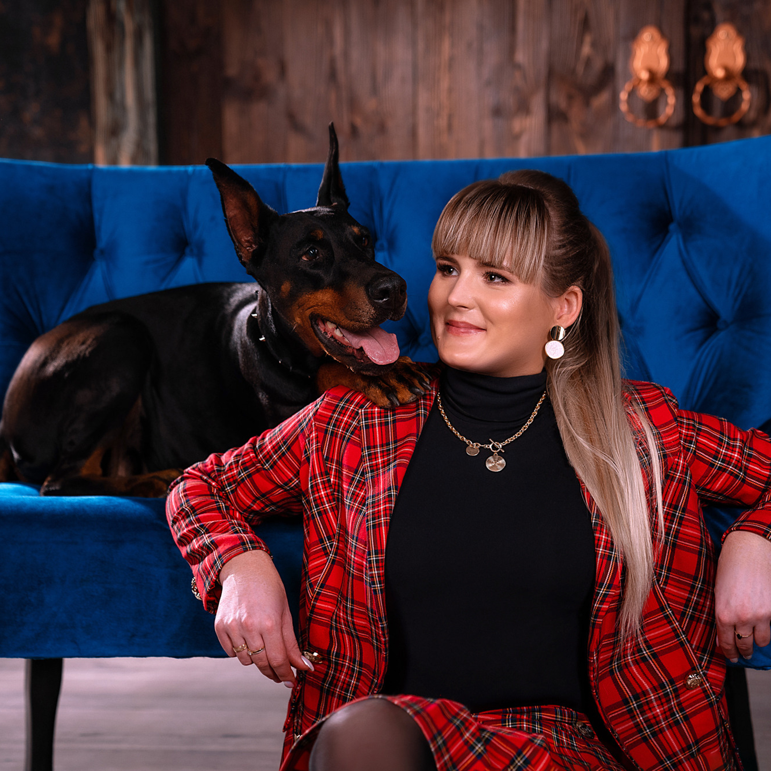 Фотосессия с Доберманом. Фотограф ОСОБЕННЫХ историй в Туле Свищенкова Виктория