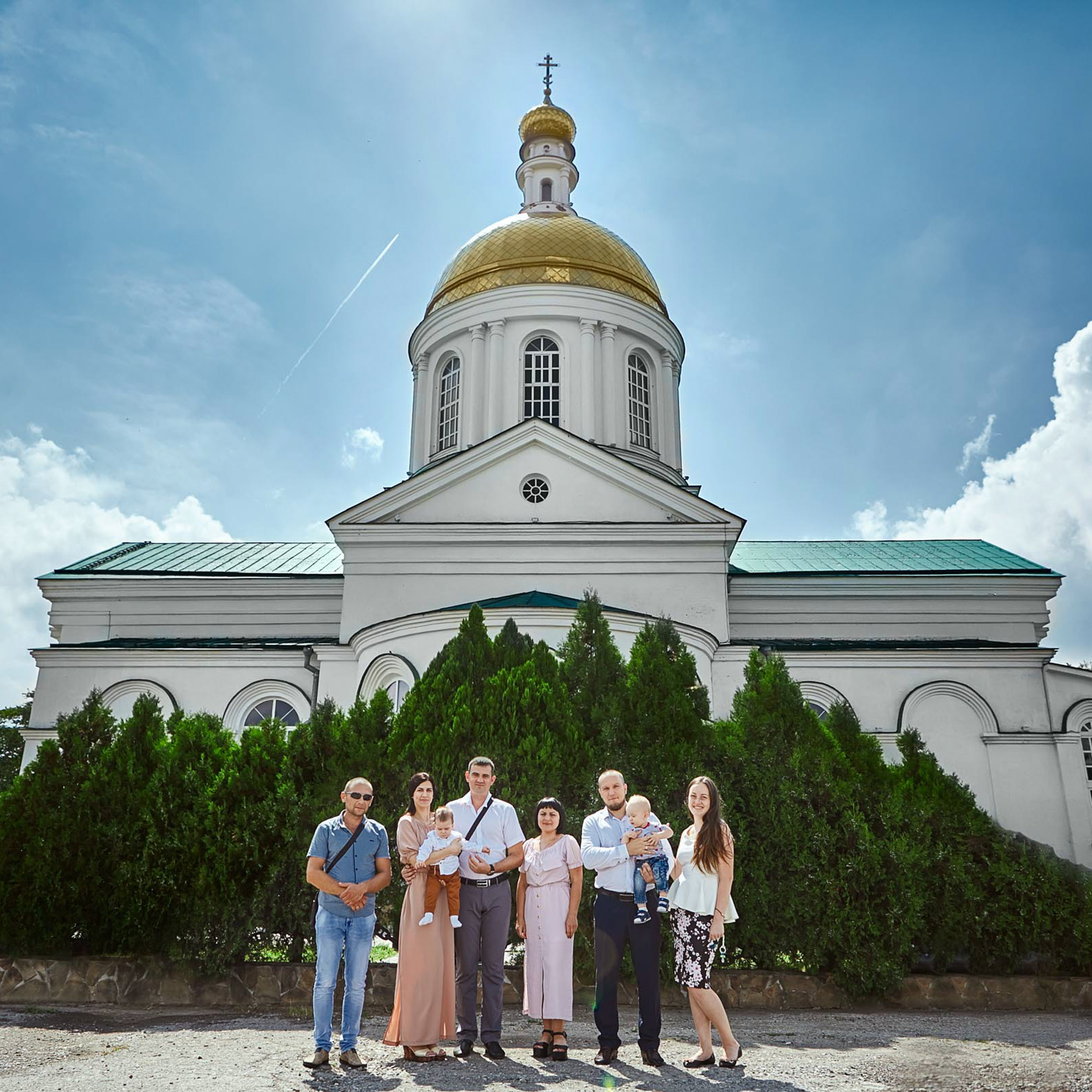 Фотосессия крещения. Фотограф Константин Калачёв