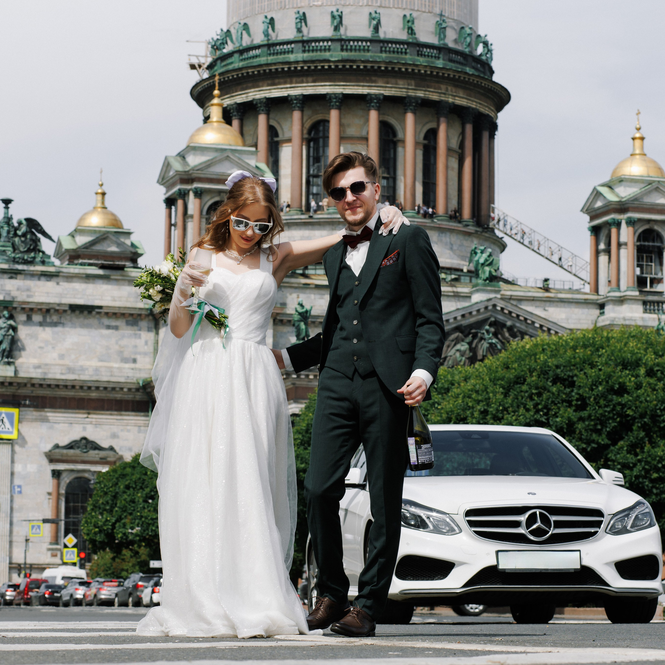 Свадьба ранней весной в Питере. Свадебный фотограф СПБ