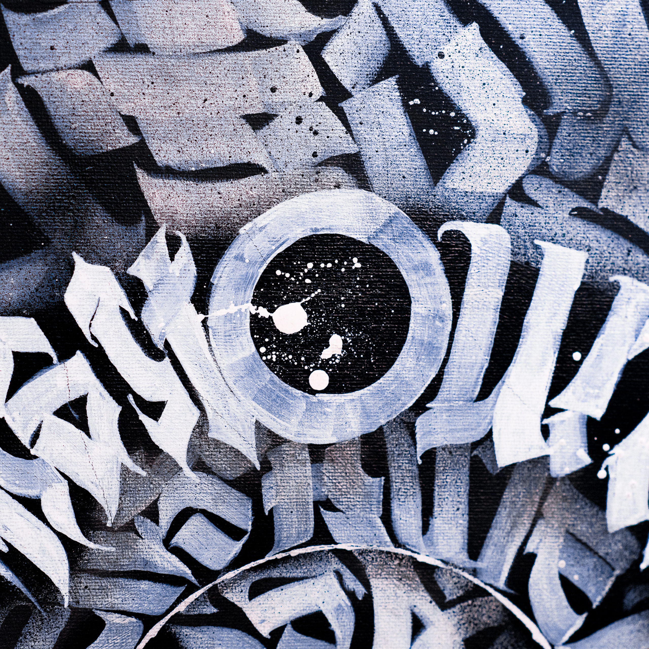 Каллиграфия на холстах со смыслом от Андрея Рэя (1)