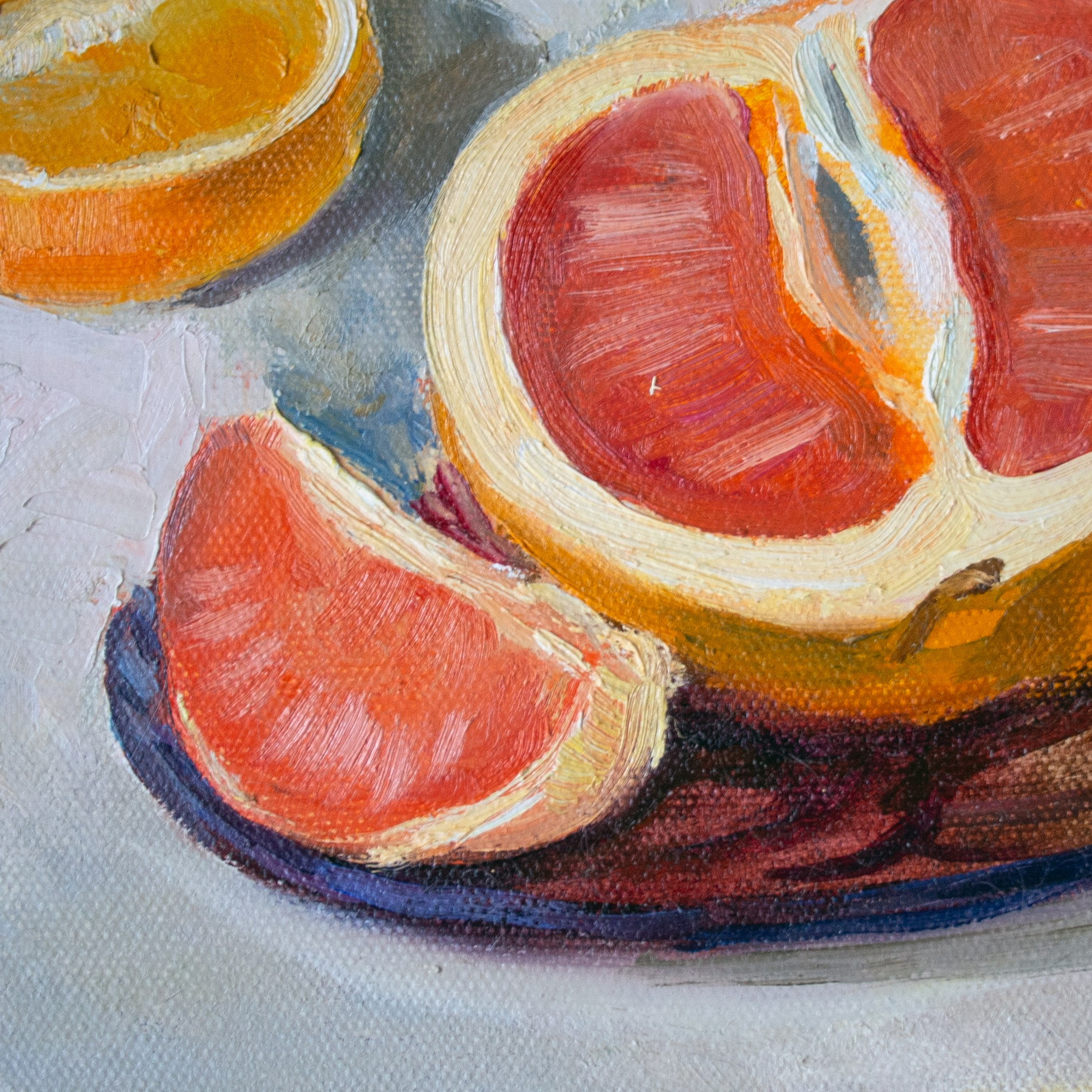 Картина с грейпфрутом