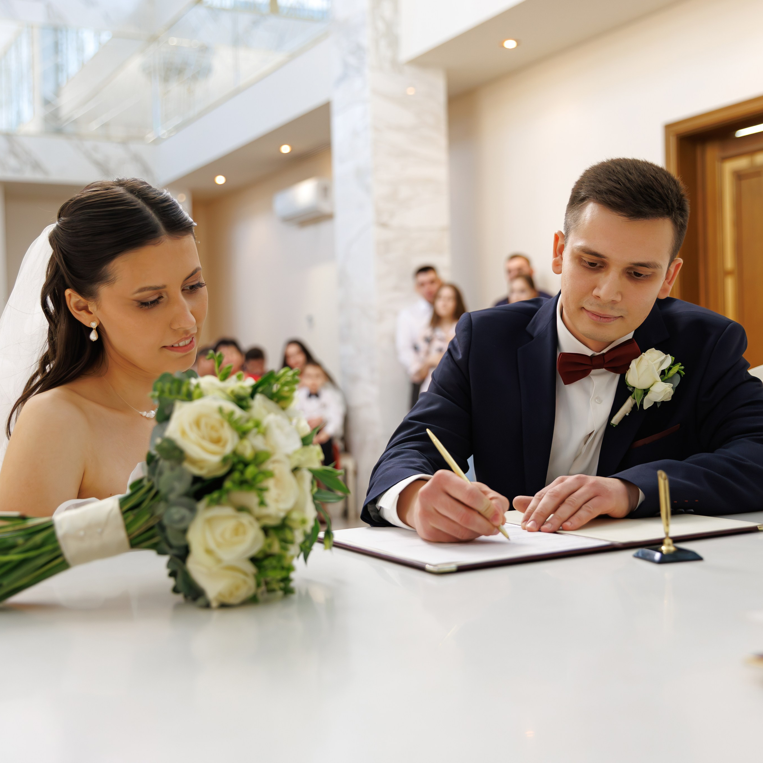 Дворец бракосочетания 4: регистрация брака, фото. Свадебный фотограф Москва и МО Сергей Киржаев