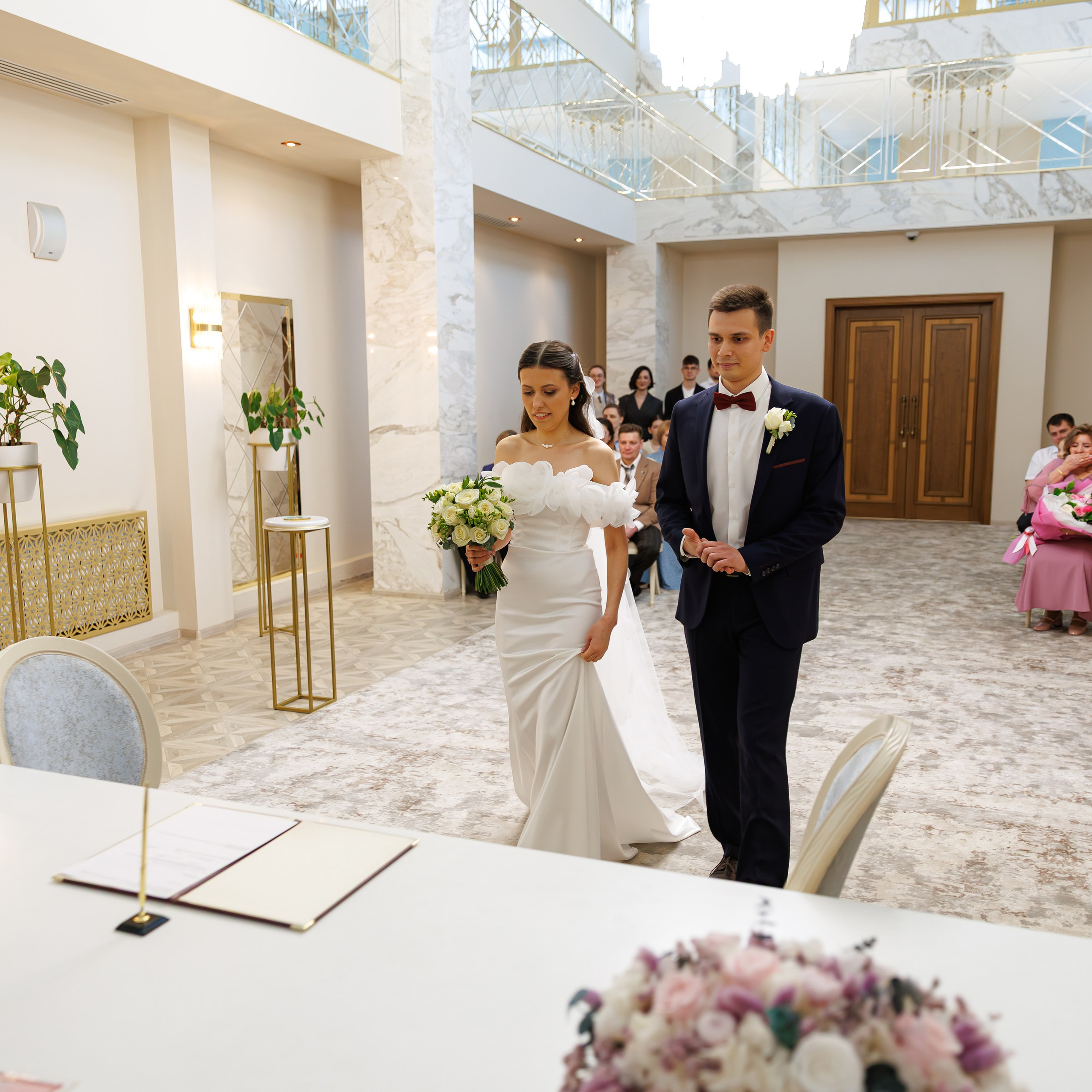 Дворец бракосочетания 4: регистрация брака, фото. Свадебный фотограф Москва и МО Сергей Киржаев