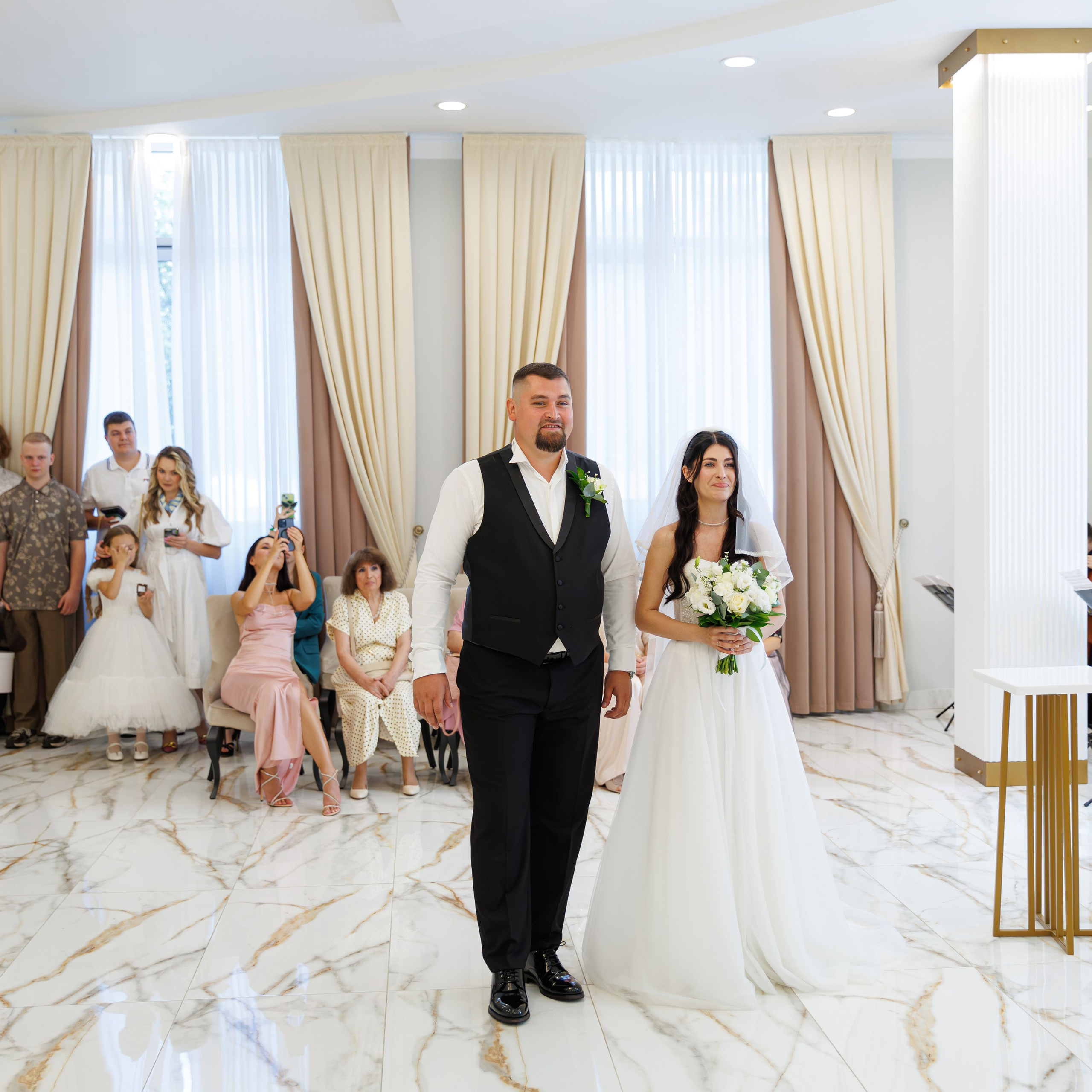 Церемония бракосочетания в Шипиловском ЗАГСе