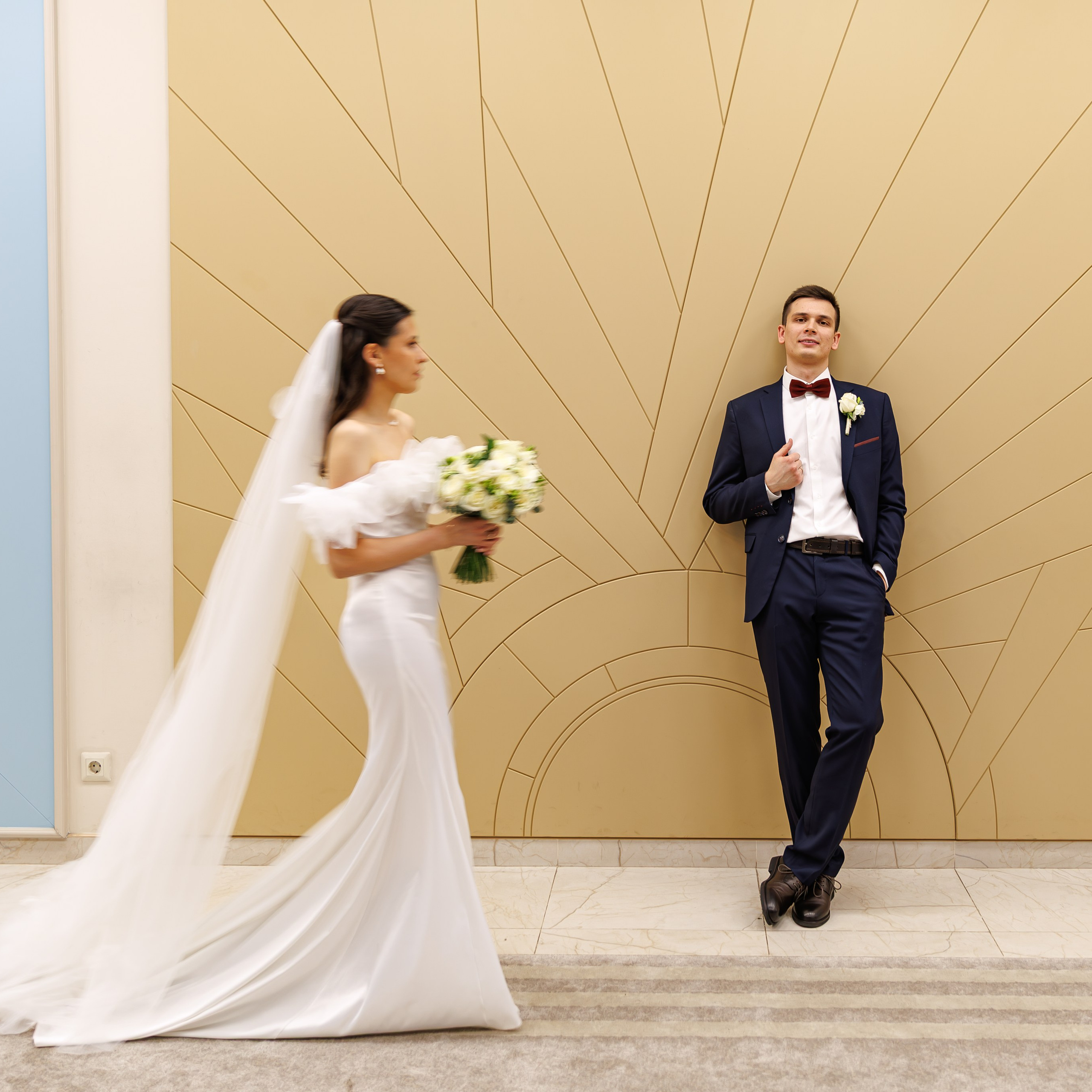 Свадебная фотосессия во Дворце бракосочетания №4