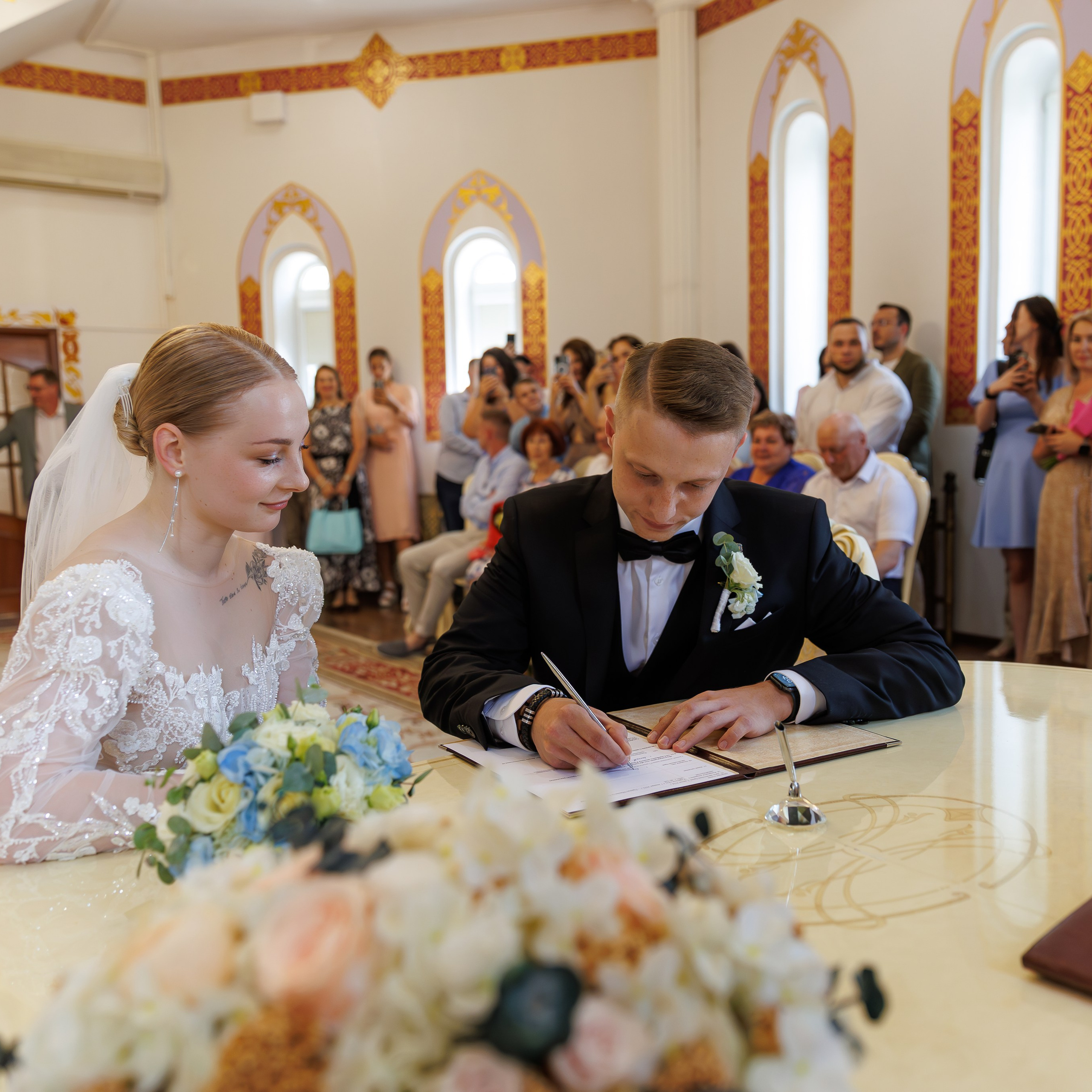 Измайловский дворец бракосочетания 5, регистрация брака, фото. Свадебный фотограф Москва и МО Сергей Киржаев