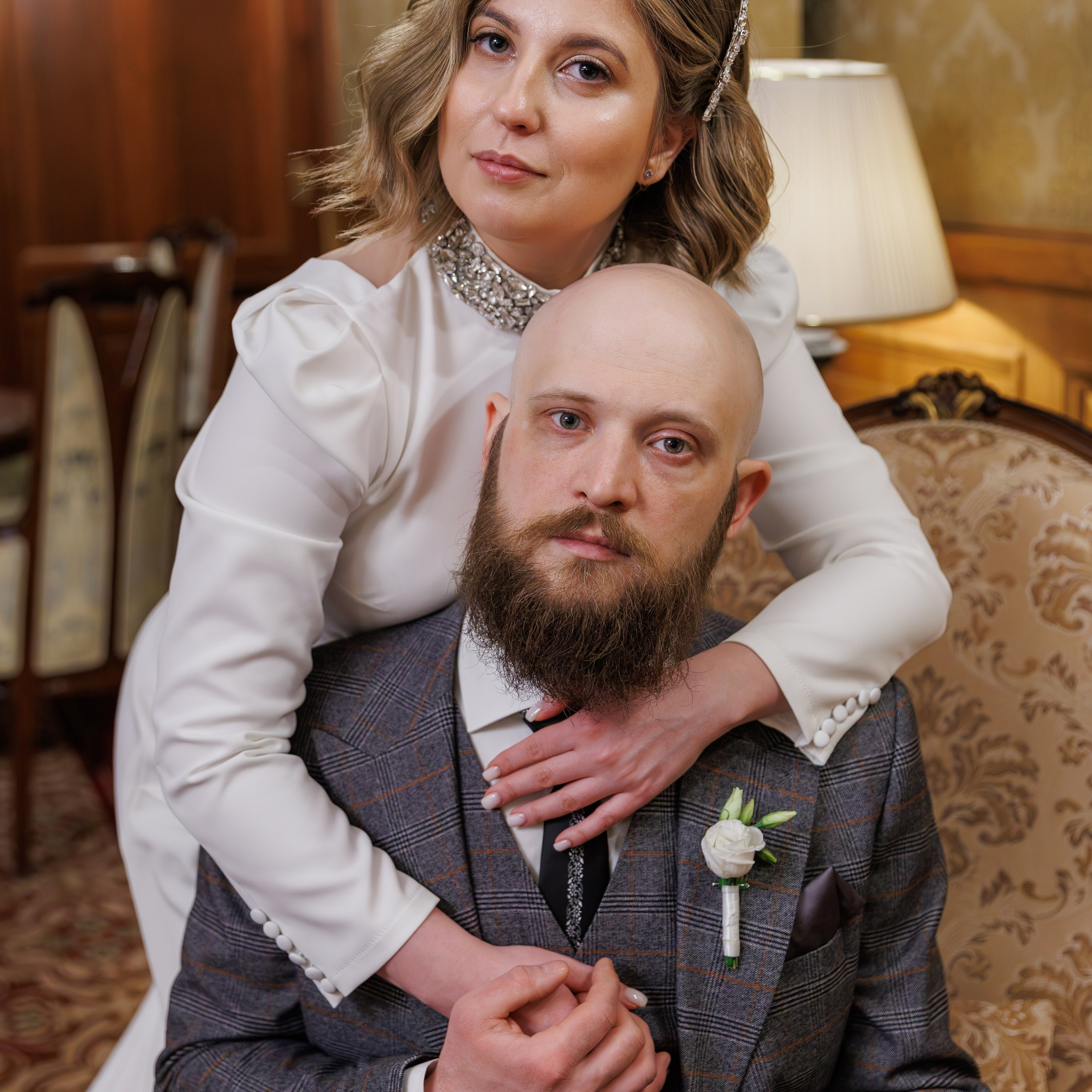 Свадебная фотосессия в гостинице Националь. Свадебный фотограф Москва и МО Сергей Киржаев