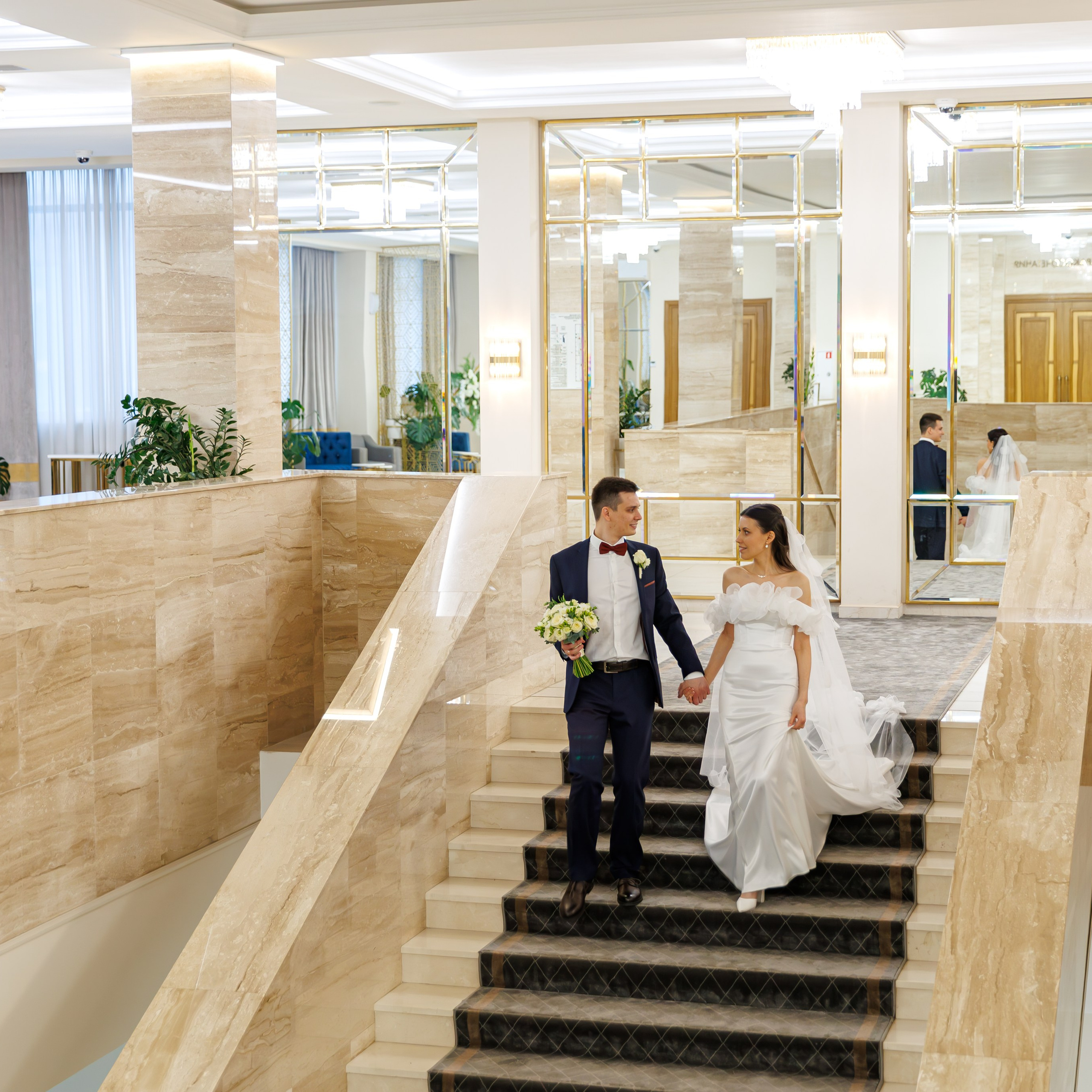 Дворец бракосочетания 4: регистрация брака, фото. Свадебный фотограф Москва и МО Сергей Киржаев