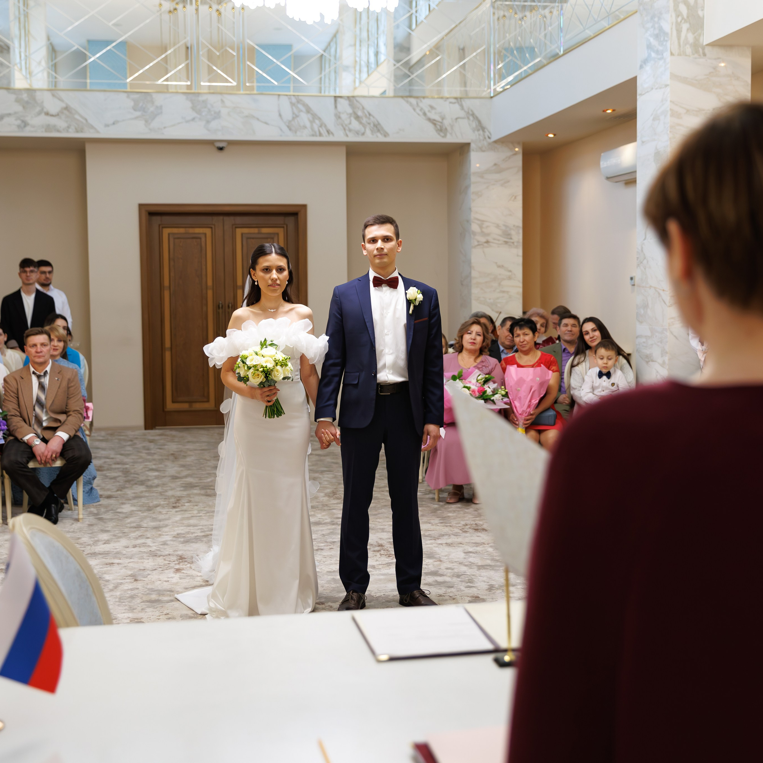 Дворец бракосочетания 4: регистрация брака, фото. Свадебный фотограф Москва и МО Сергей Киржаев