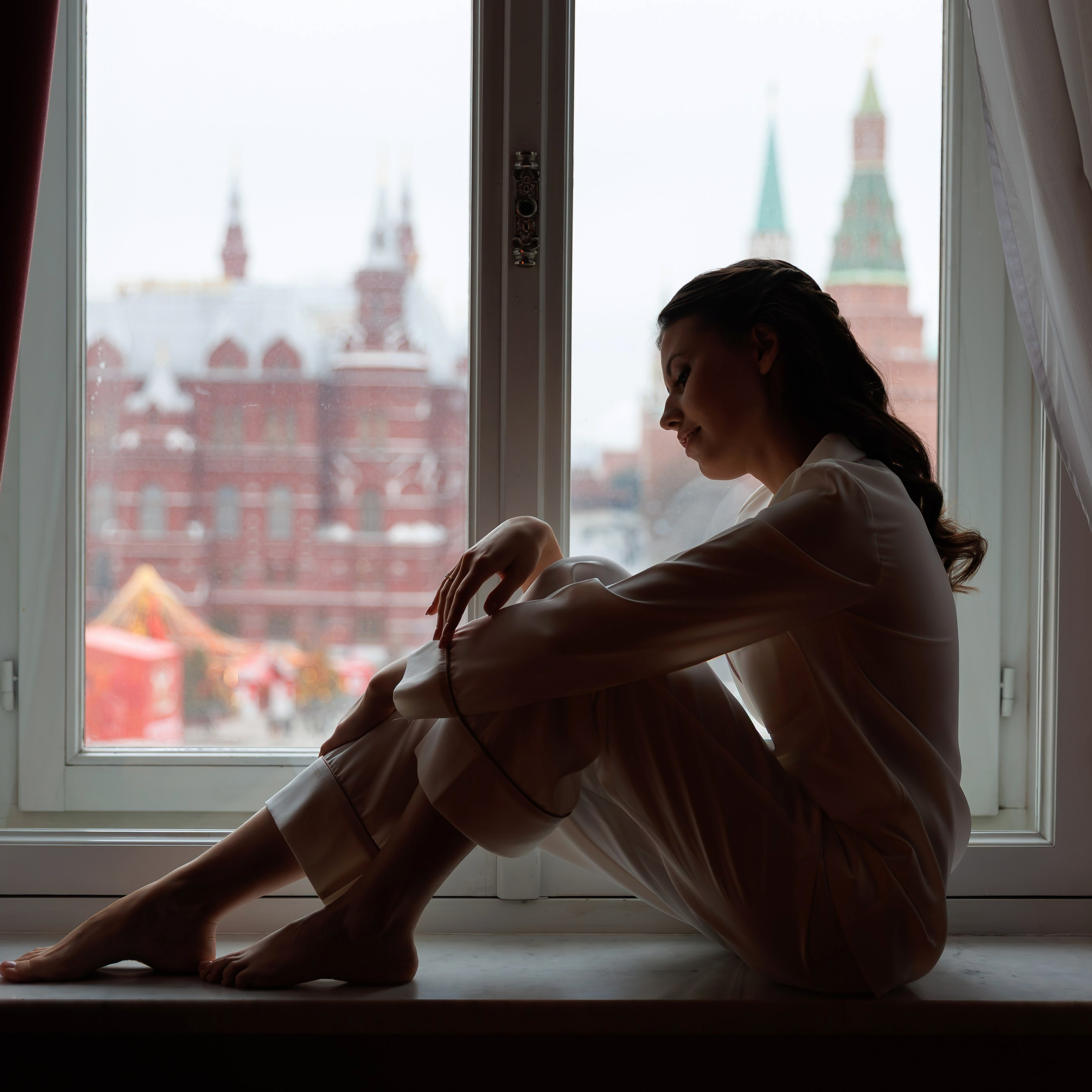 Свадебная фотосессия в гостинице Националь. Свадебный фотограф Москва и МО Сергей Киржаев