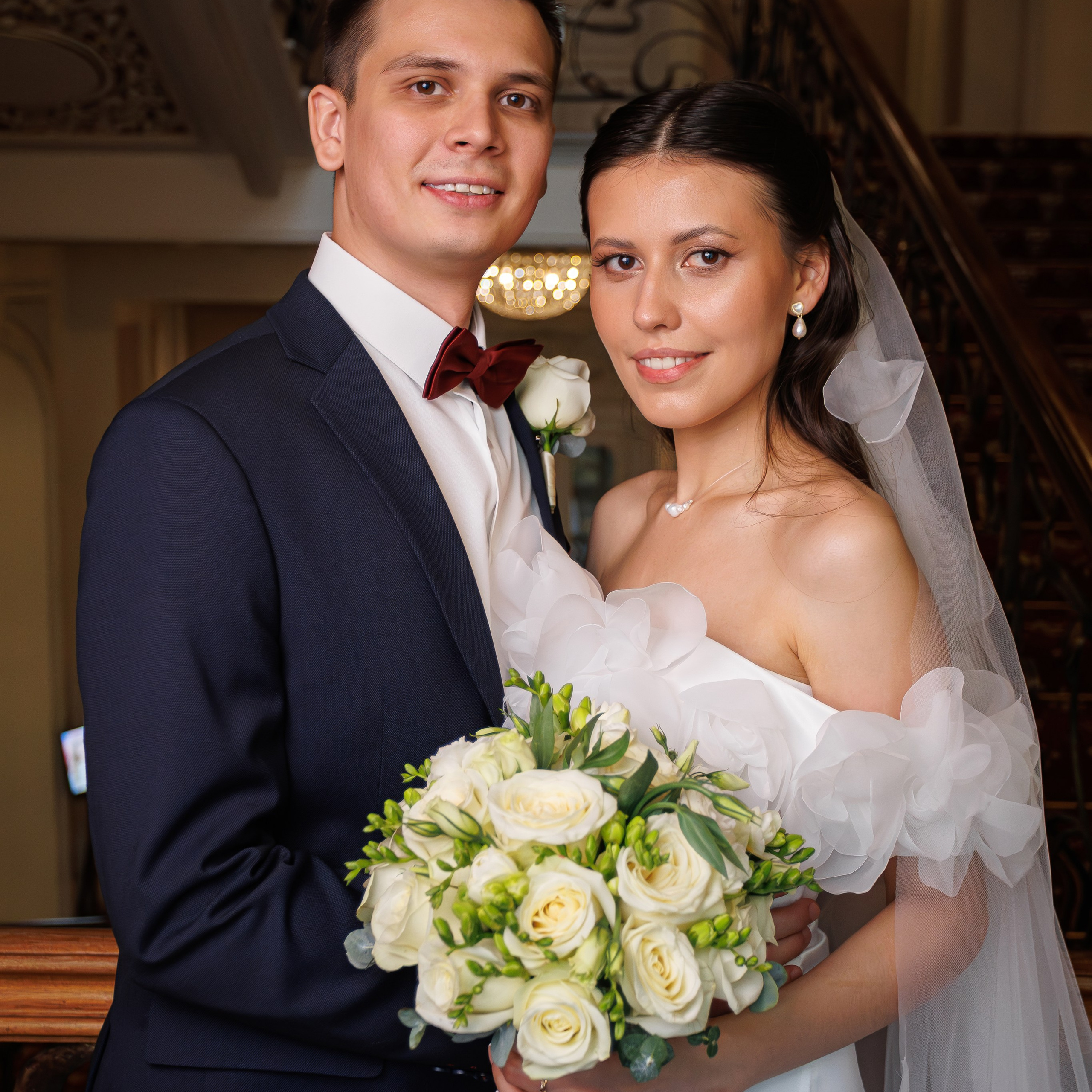 Свадебная фотосессия в гостинице Националь. Свадебный фотограф Москва и МО Сергей Киржаев