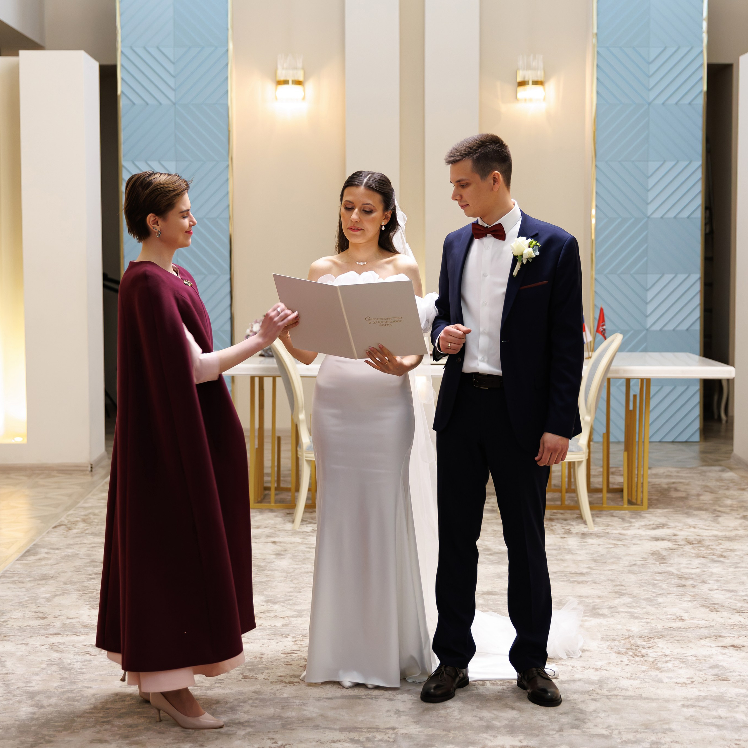 Дворец бракосочетания 4: регистрация брака, фото. Свадебный фотограф Москва и МО Сергей Киржаев