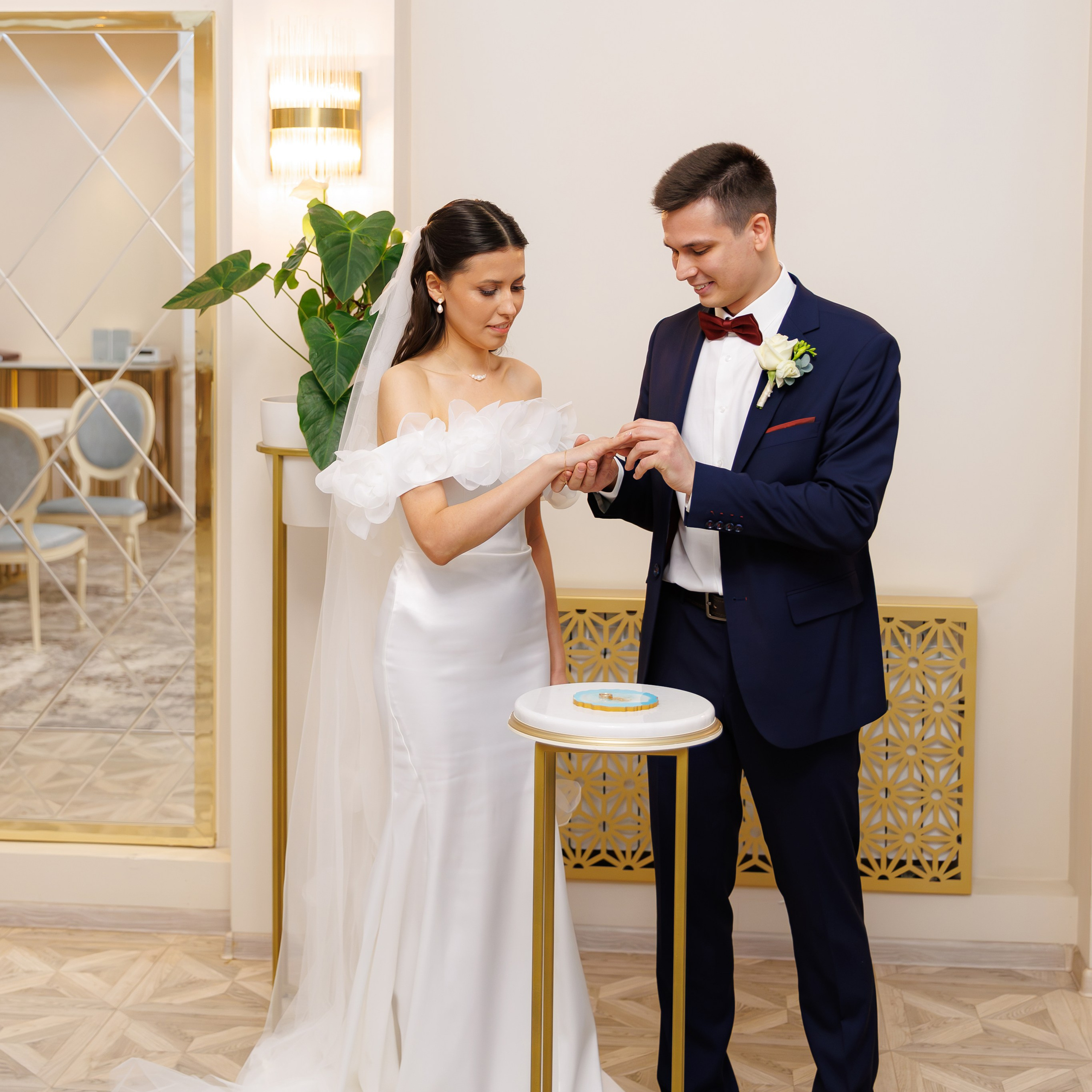 Дворец бракосочетания 4: регистрация брака, фото. Свадебный фотограф Москва и МО Сергей Киржаев