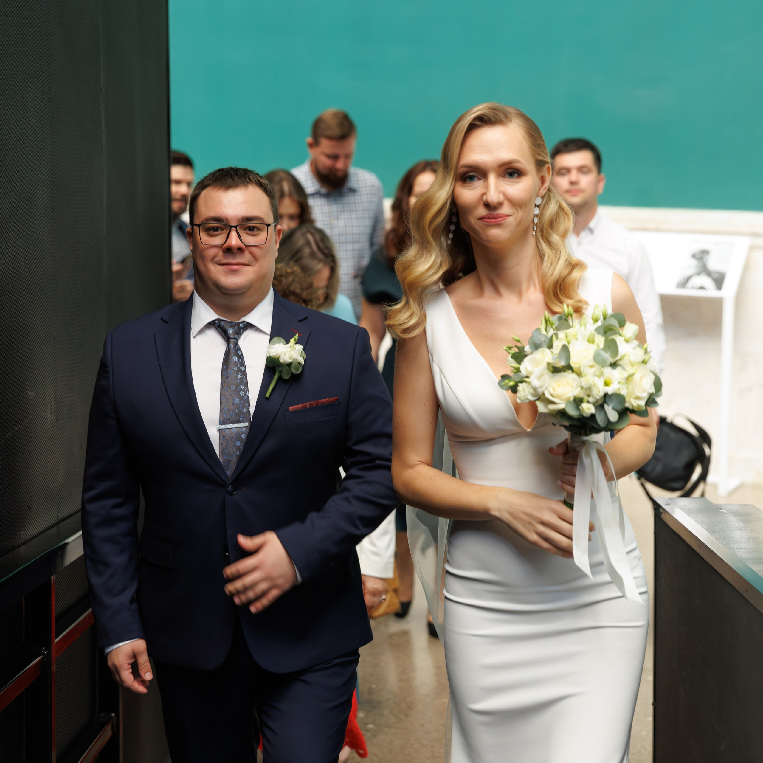 Регистрация брака в павильоне Космос на ВДНХ. Свадебный фотограф Москва и МО Сергей Киржаев