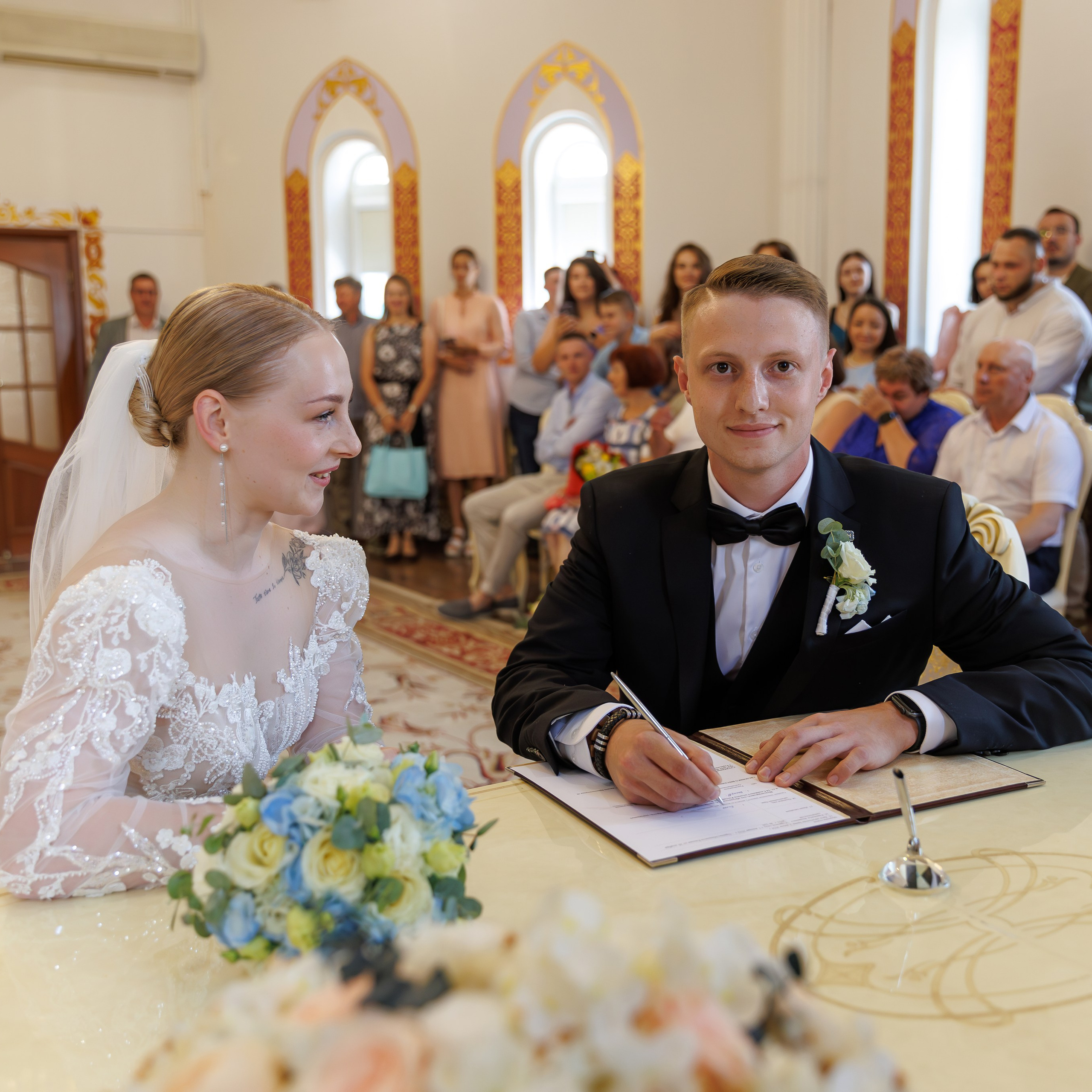 Измайловский дворец бракосочетания 5, регистрация брака, фото. Свадебный фотограф Москва и МО Сергей Киржаев