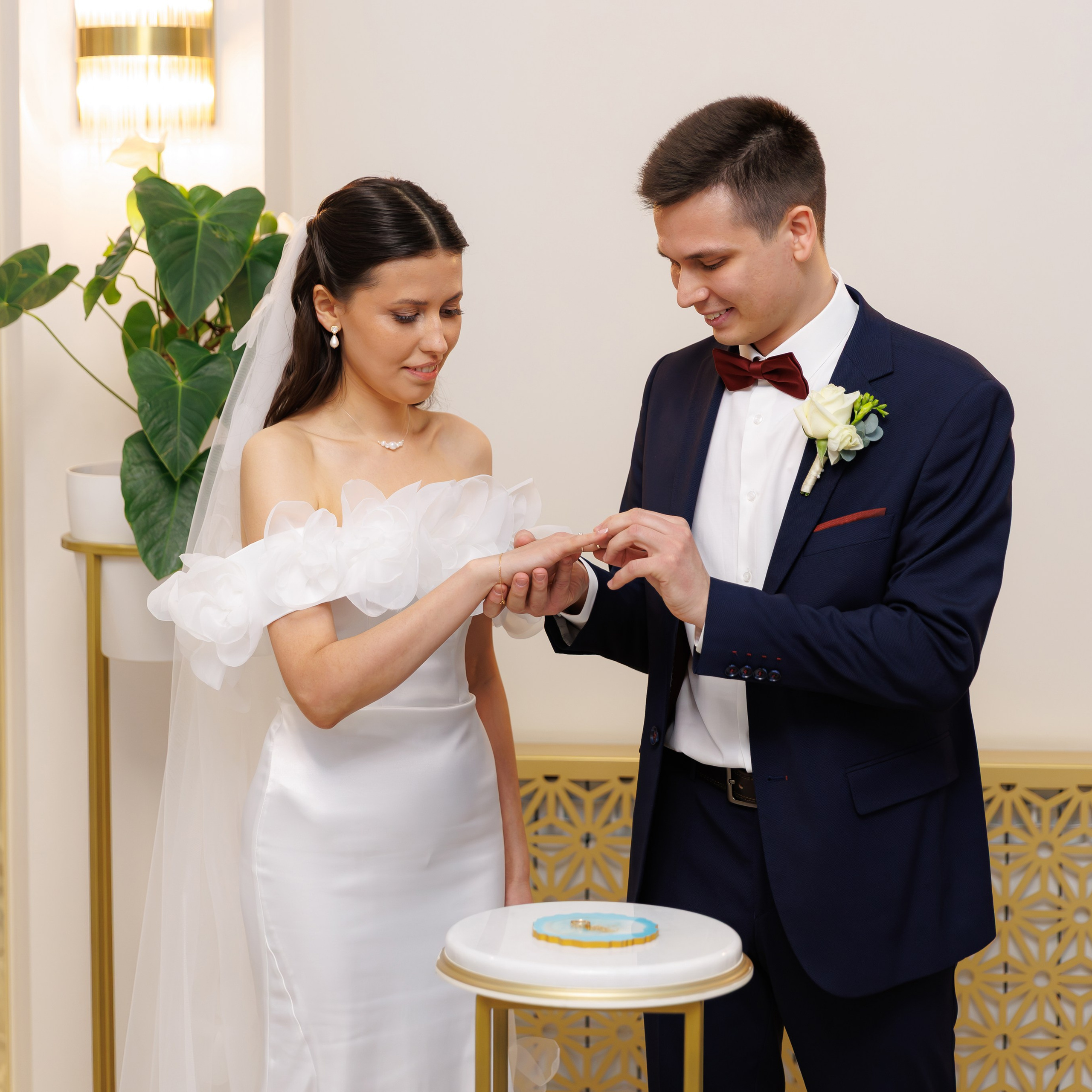 Церемония бракосочетания в Бутырском ЗАГСе