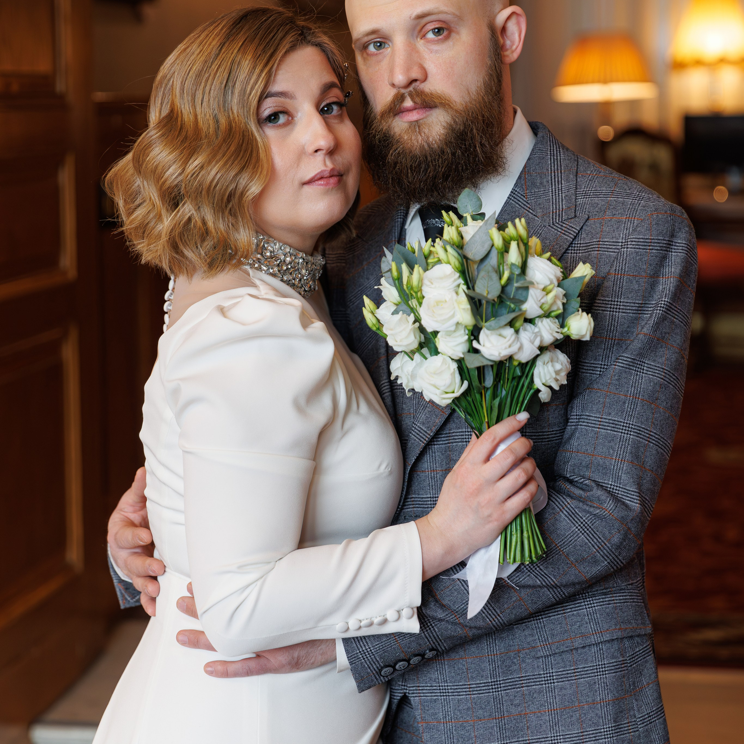 Свадебная фотосессия в гостинице Националь. Свадебный фотограф Москва и МО Сергей Киржаев