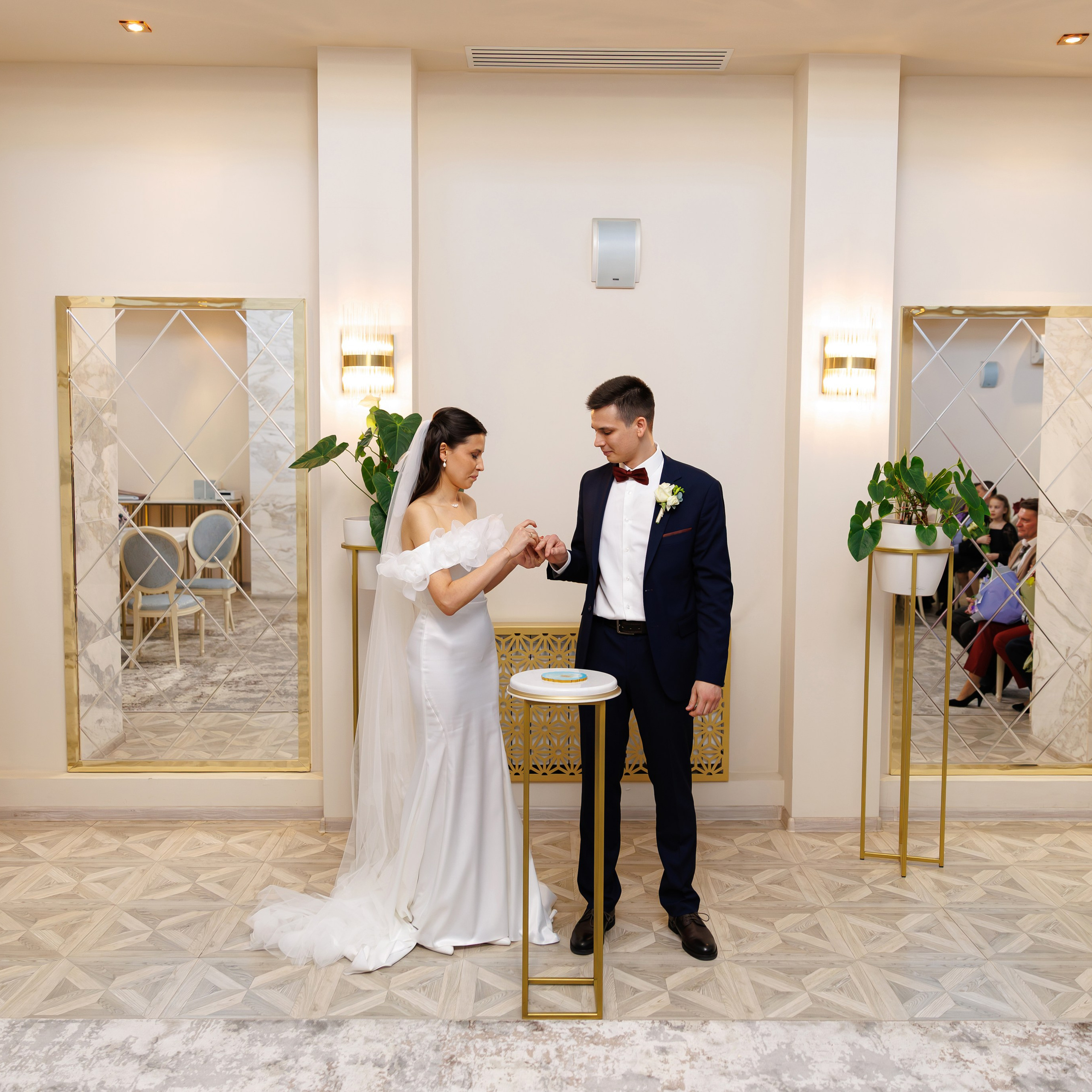 Дворец бракосочетания 4: регистрация брака, фото. Свадебный фотограф Москва и МО Сергей Киржаев