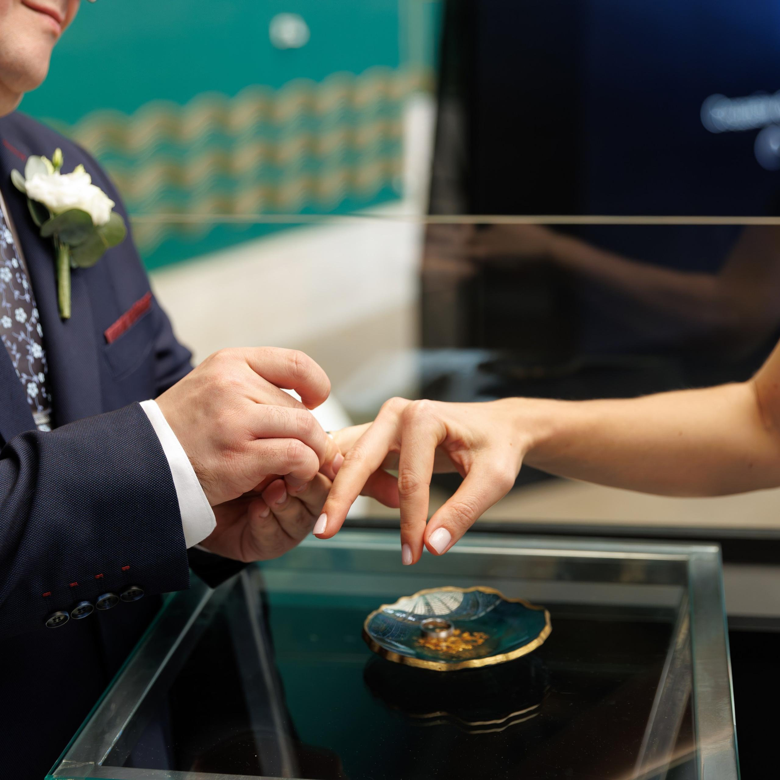 Регистрация брака в павильоне Космос на ВДНХ. Свадебный фотограф Москва и МО Сергей Киржаев