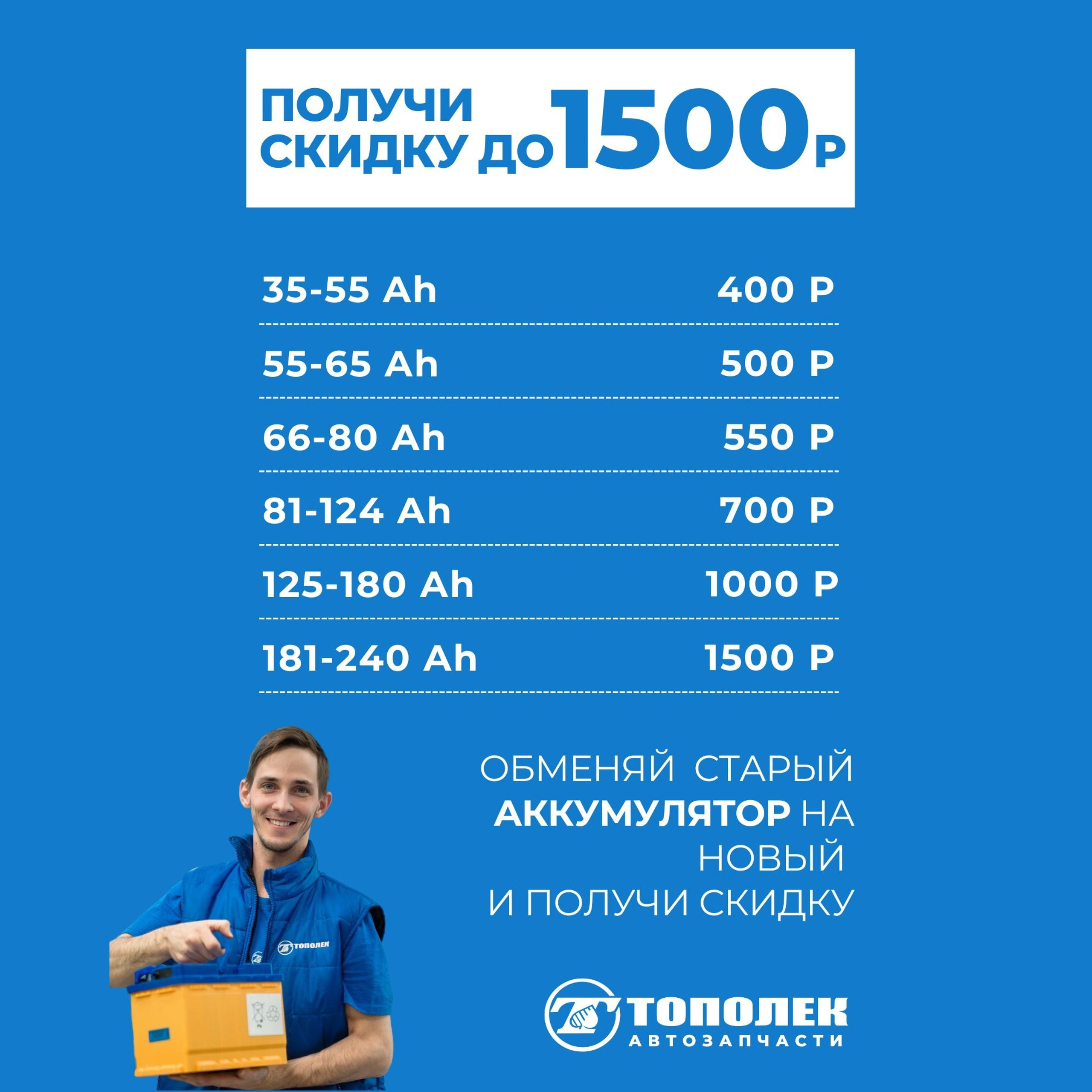 Прием аккумуляторов