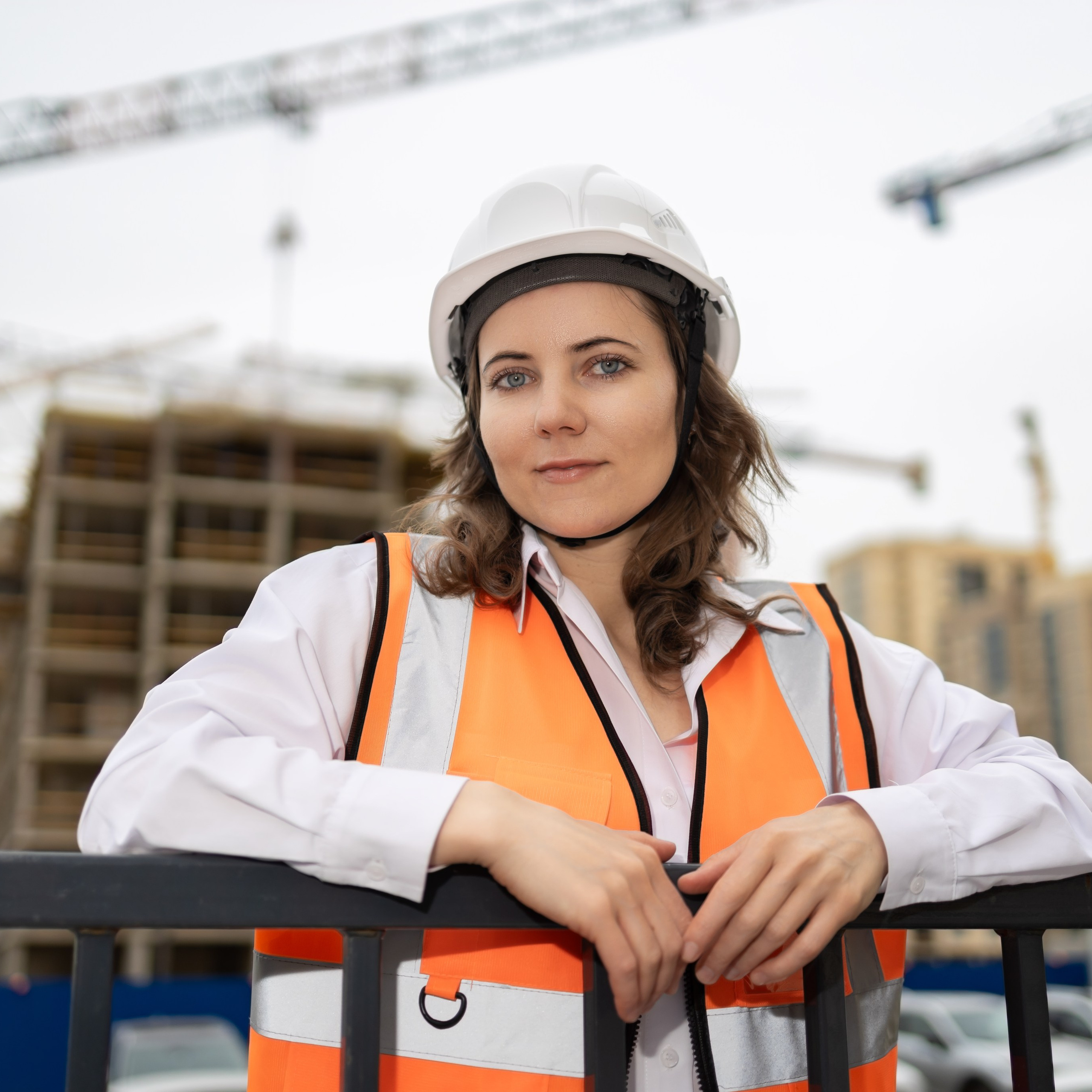 Фотосессия стройка. Инженеры