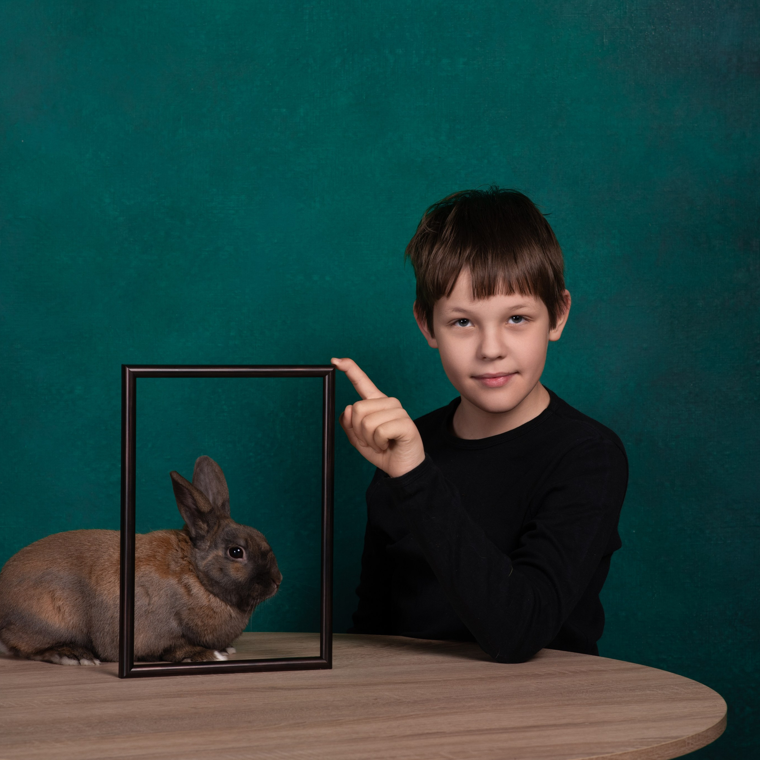 Владимир — фотосессия с кроликом