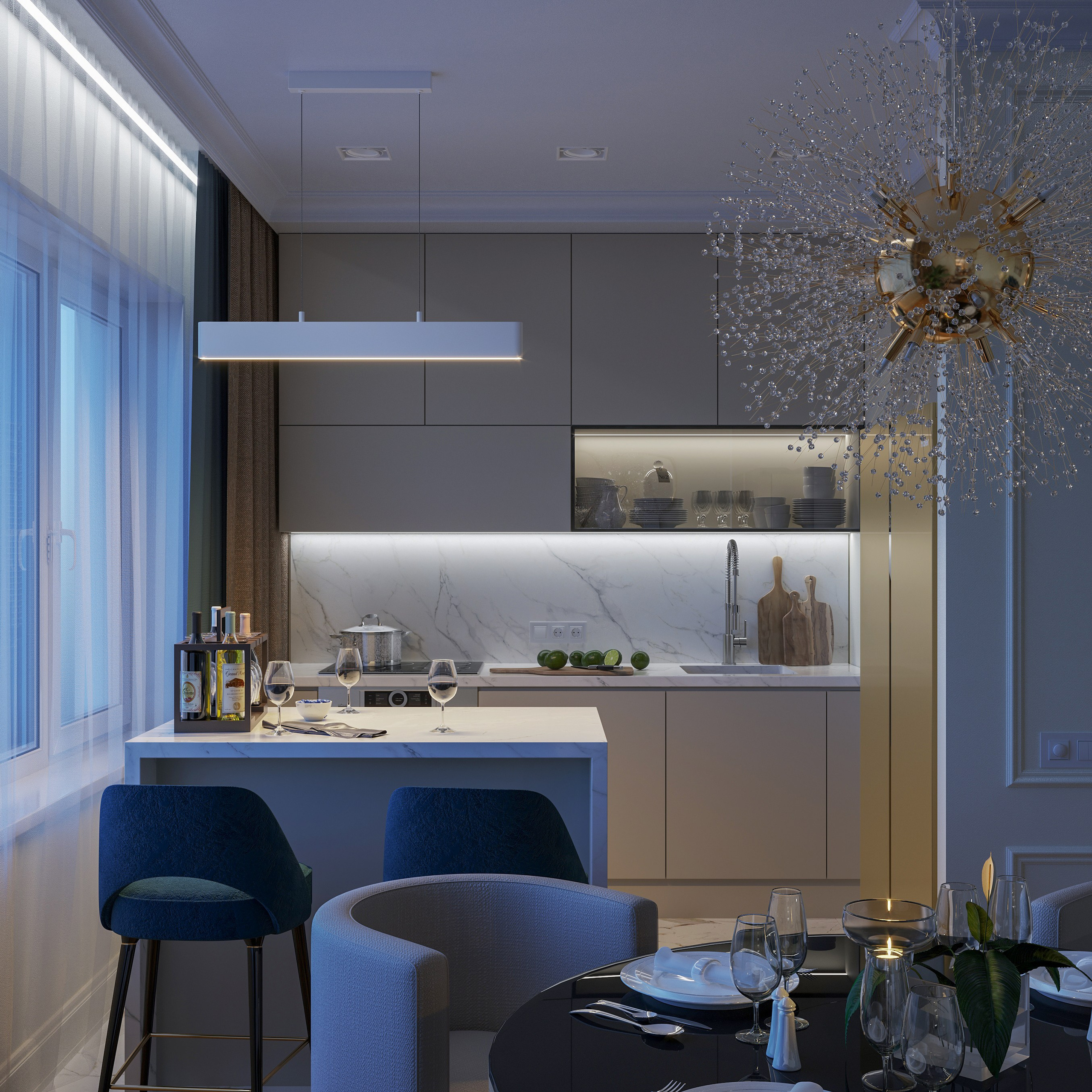 Визуализация интерьера для дипломной работы