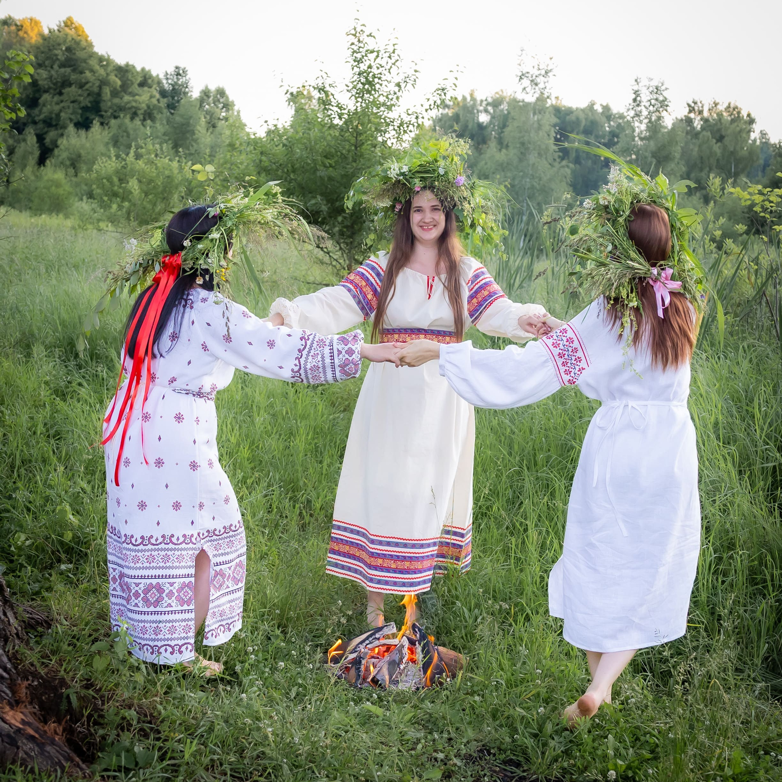 Иван купала.Съёмка на озере.