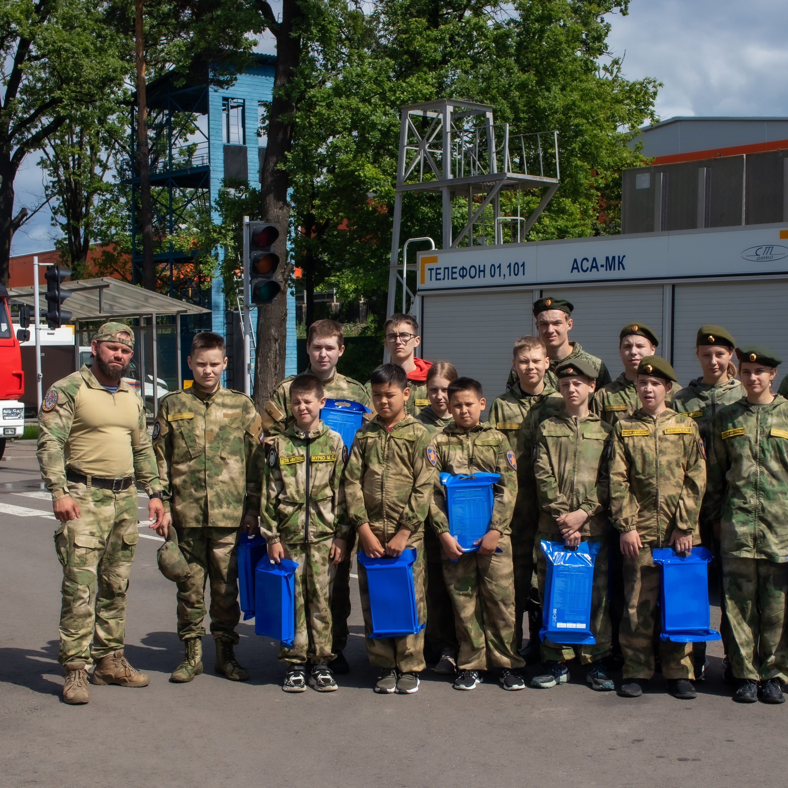 Апаринки, репортаж с тренировки воспитанников ВСК Вепрь на Базе Мч