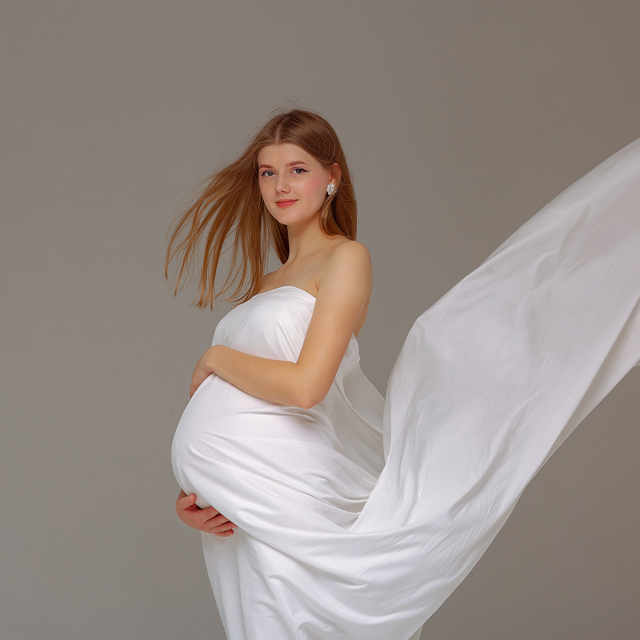 Фотосессия Беременности в студии. Фотограф в Нижнем Новгороде Нестерова Кристина