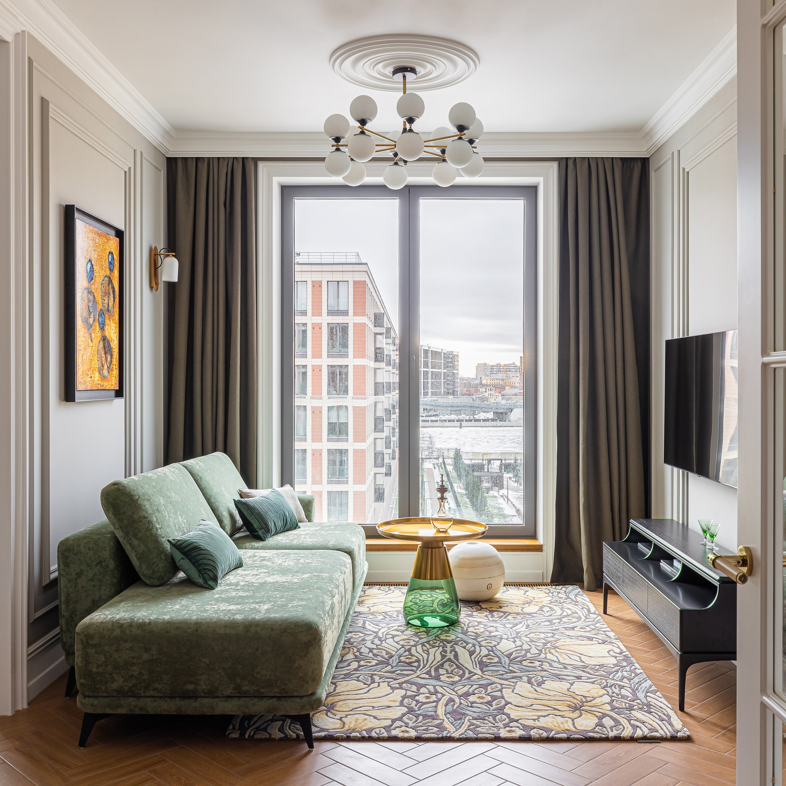 Квартира на Петровском, г. Санкт-Петербург. Дизайнер\стилист Анна Исупова