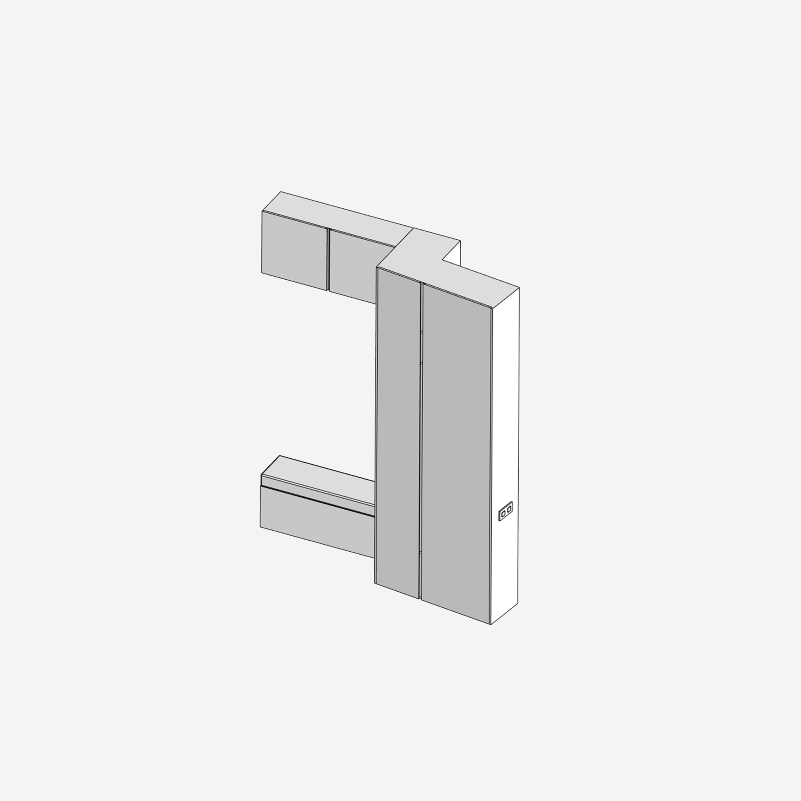Минималистичная и функциональная студия для холостяка, ЖК Лахта парк. Дизайн интерьера в Петербурге Ворфаламеева Яна
