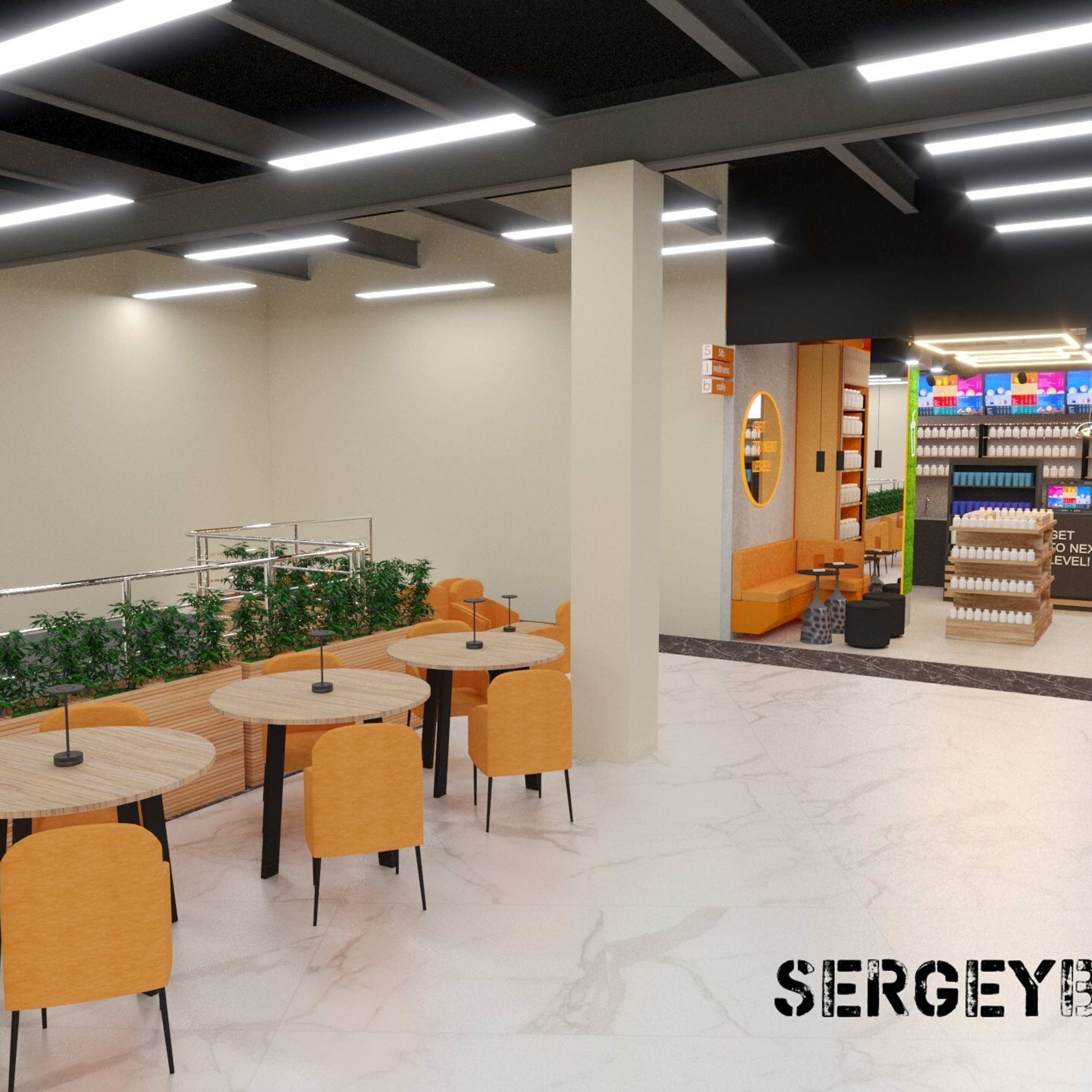 3D визуализация торговой точки, магазина, островка в Перми — заказать услугу