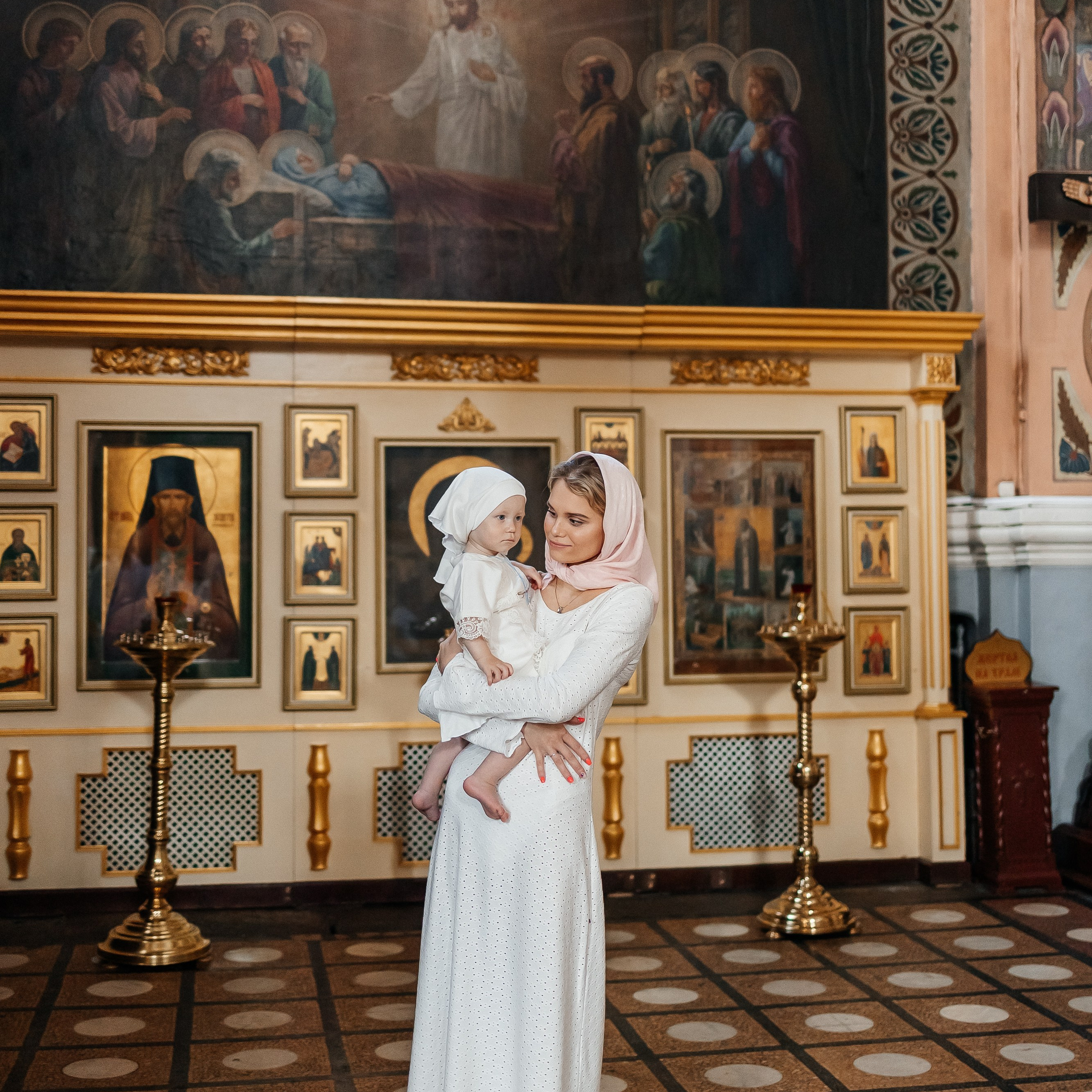 Крещение в церкви Преображения Господня в Иваново