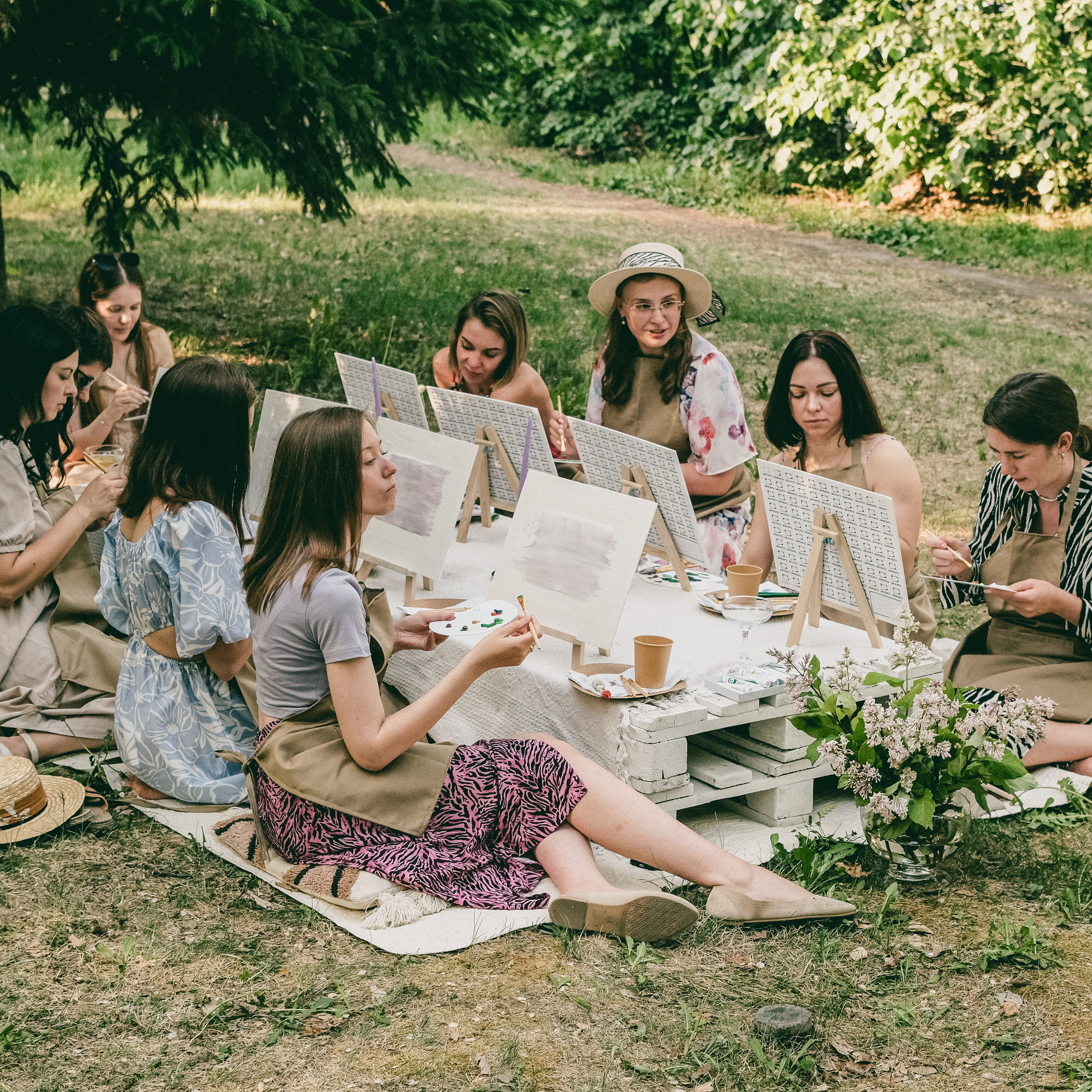 Арт-пикник Оксаны Ситниковой. Фотограф и видеограф Анна Жагорина