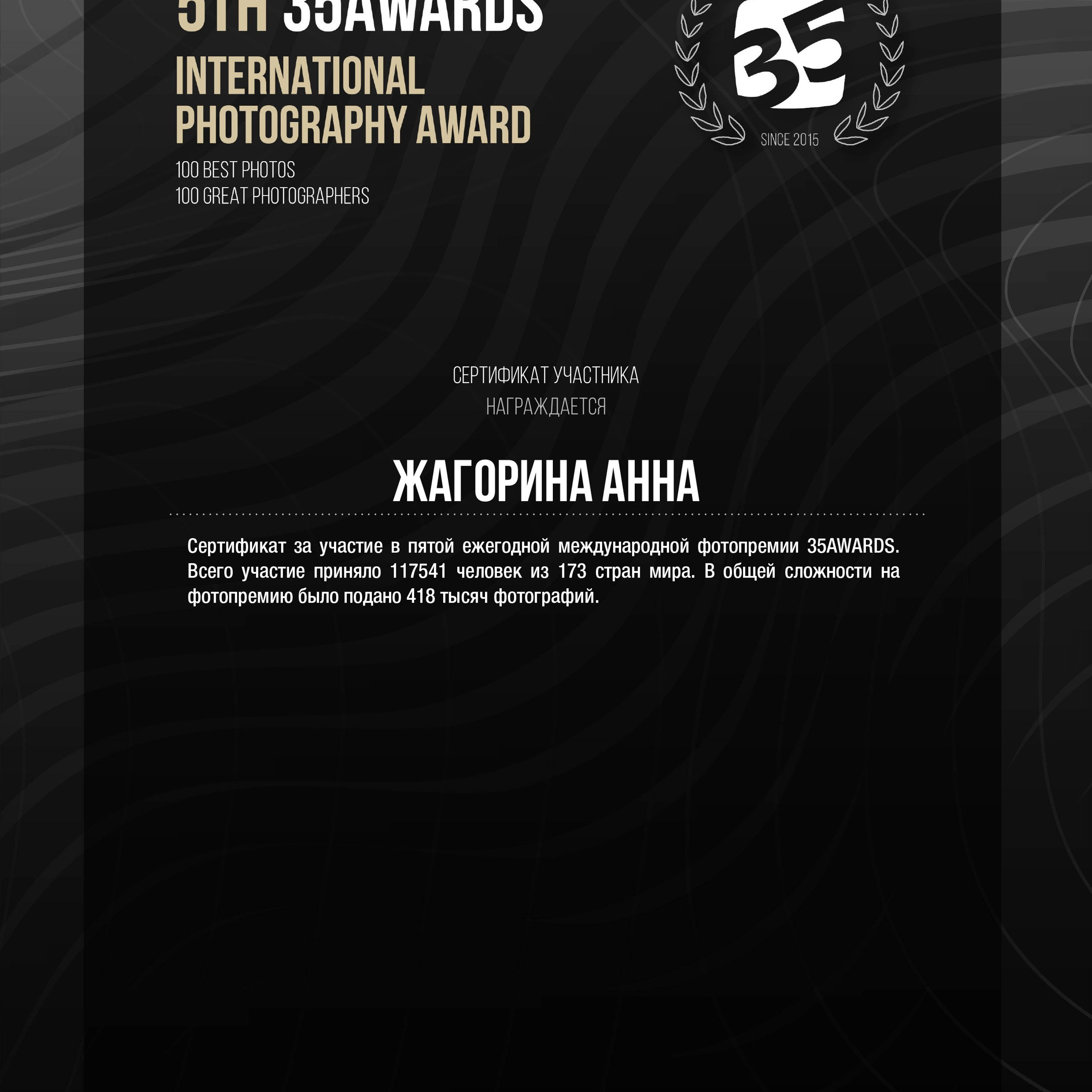 ОБО МНЕ. Фотограф и видеограф Анна Жагорина