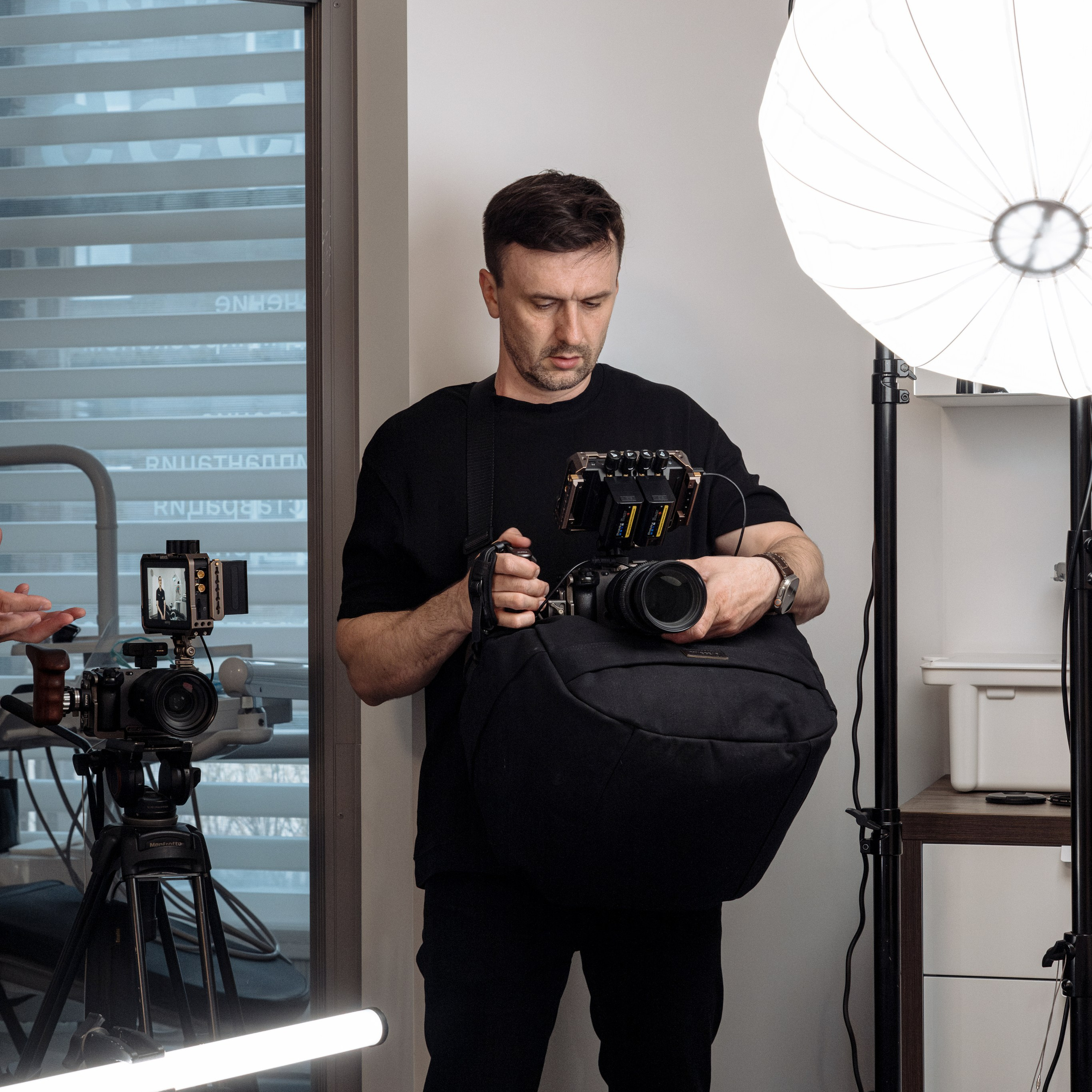 Бэк для Антона Даниленко, видеосъёмка рекламы. Фотограф и видеограф Анна Жагорина