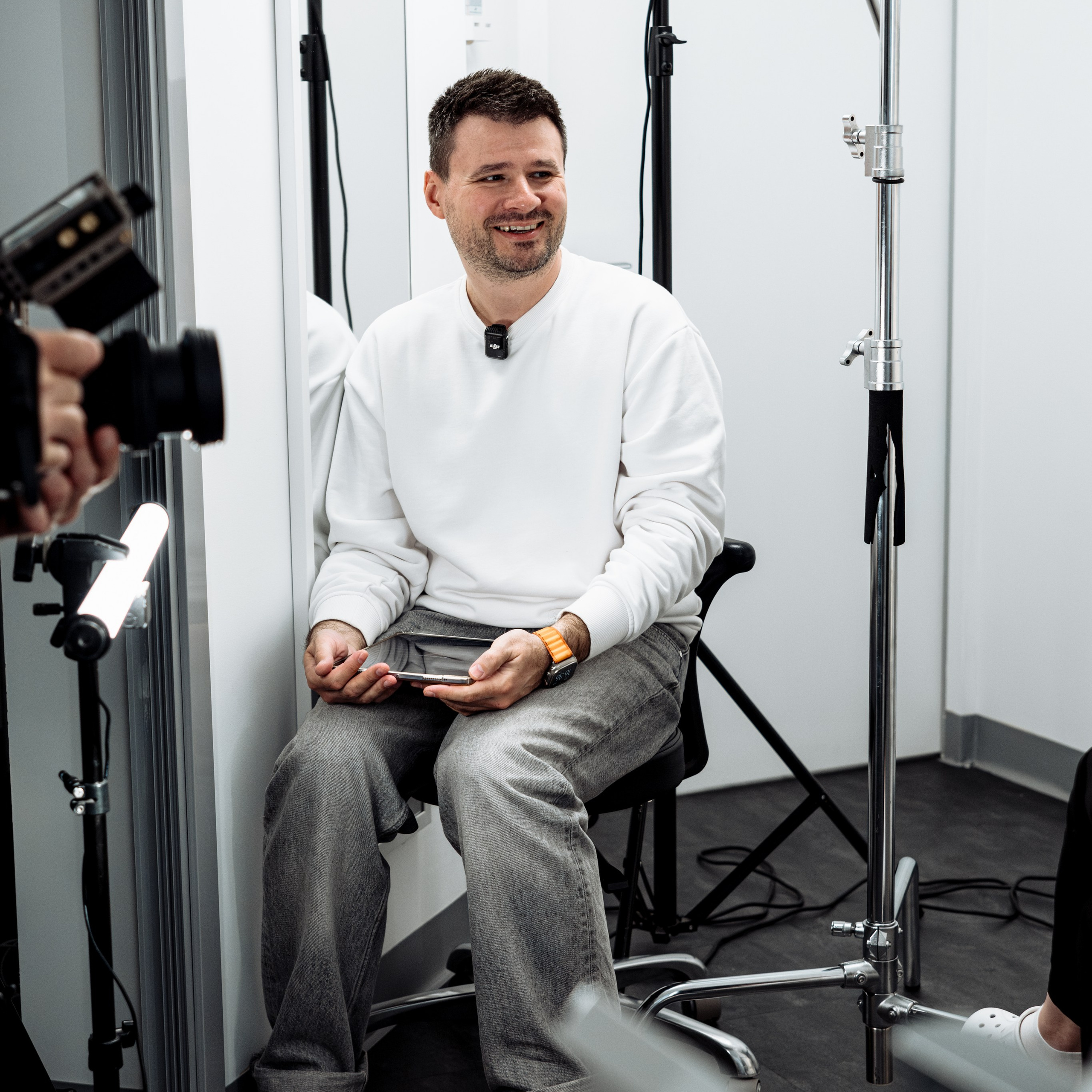 Бэк для Антона Даниленко, видеосъёмка рекламы. Фотограф и видеограф Анна Жагорина