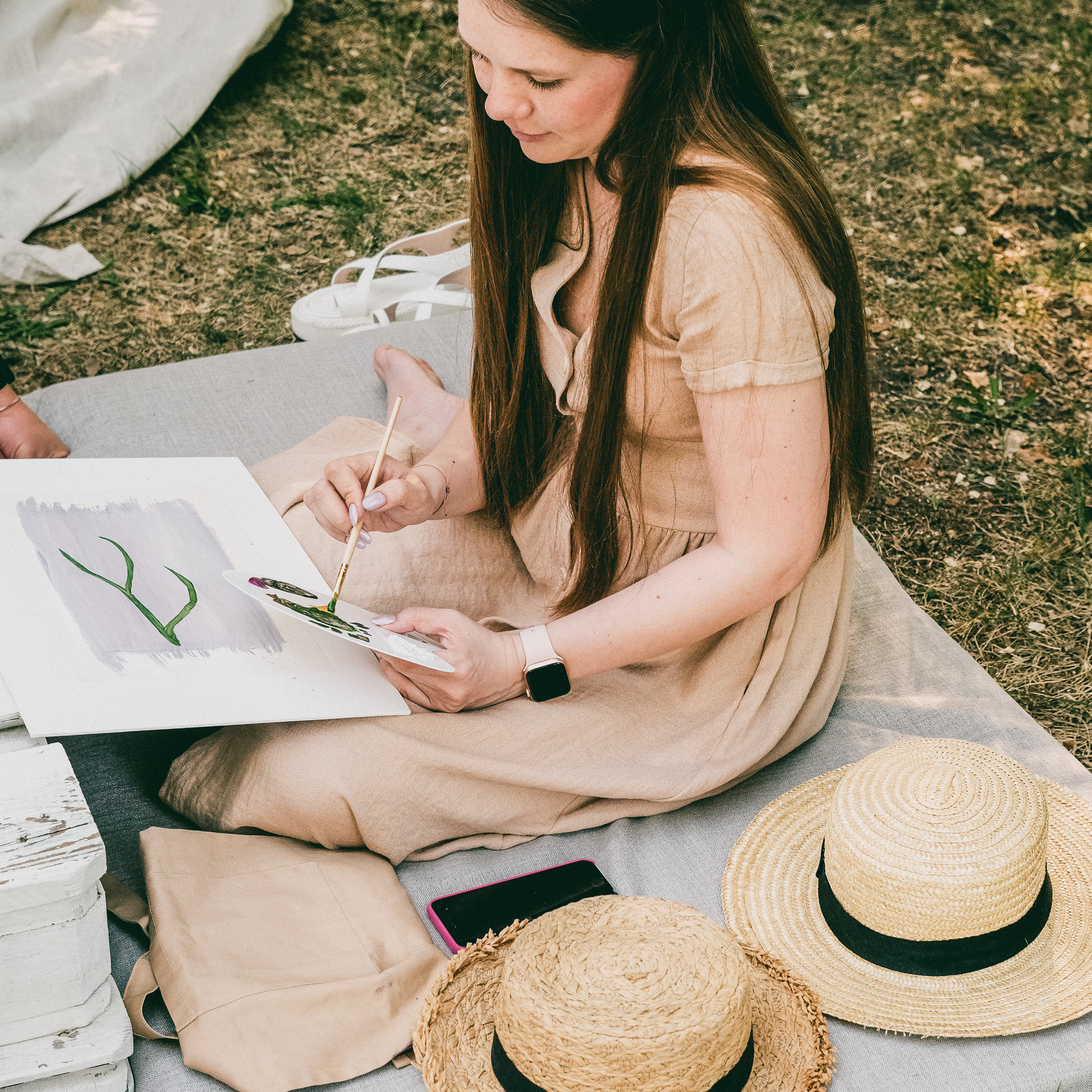 Арт-пикник Оксаны Ситниковой. Фотограф и видеограф Анна Жагорина