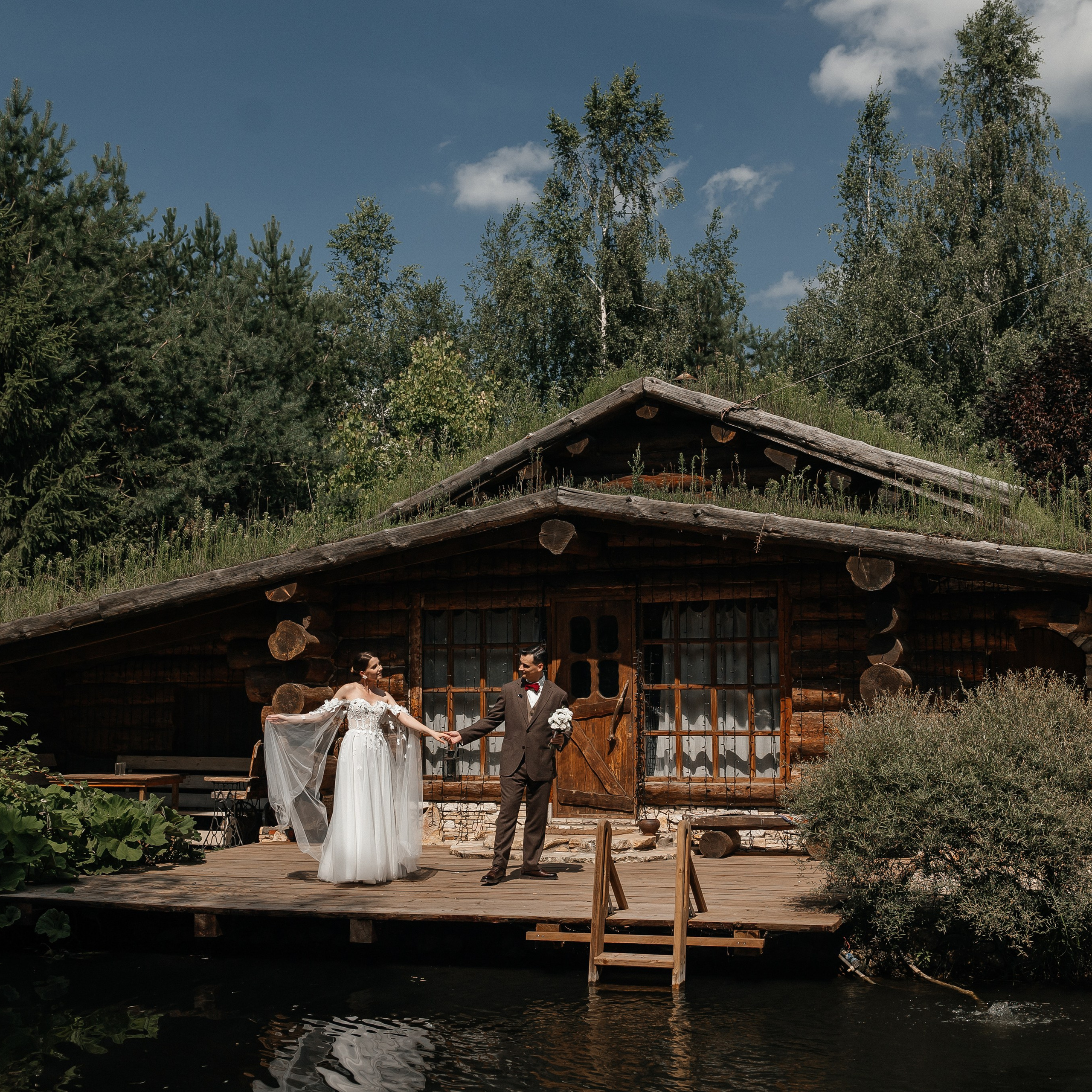 Свадебная прогулка в Москве. Свадебный фотограф в Москве Дарья Олендарёва