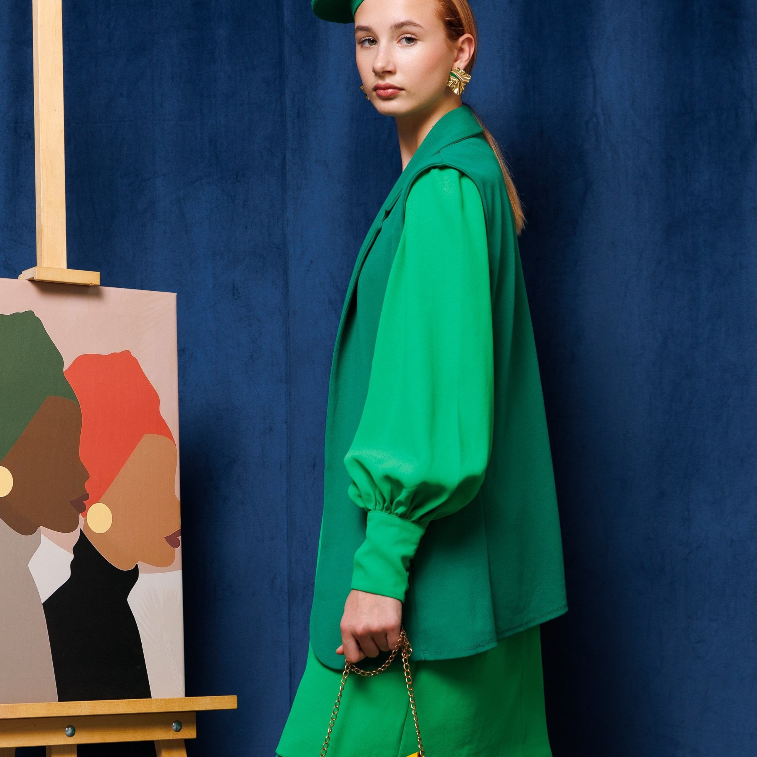 Look book в образе художницы