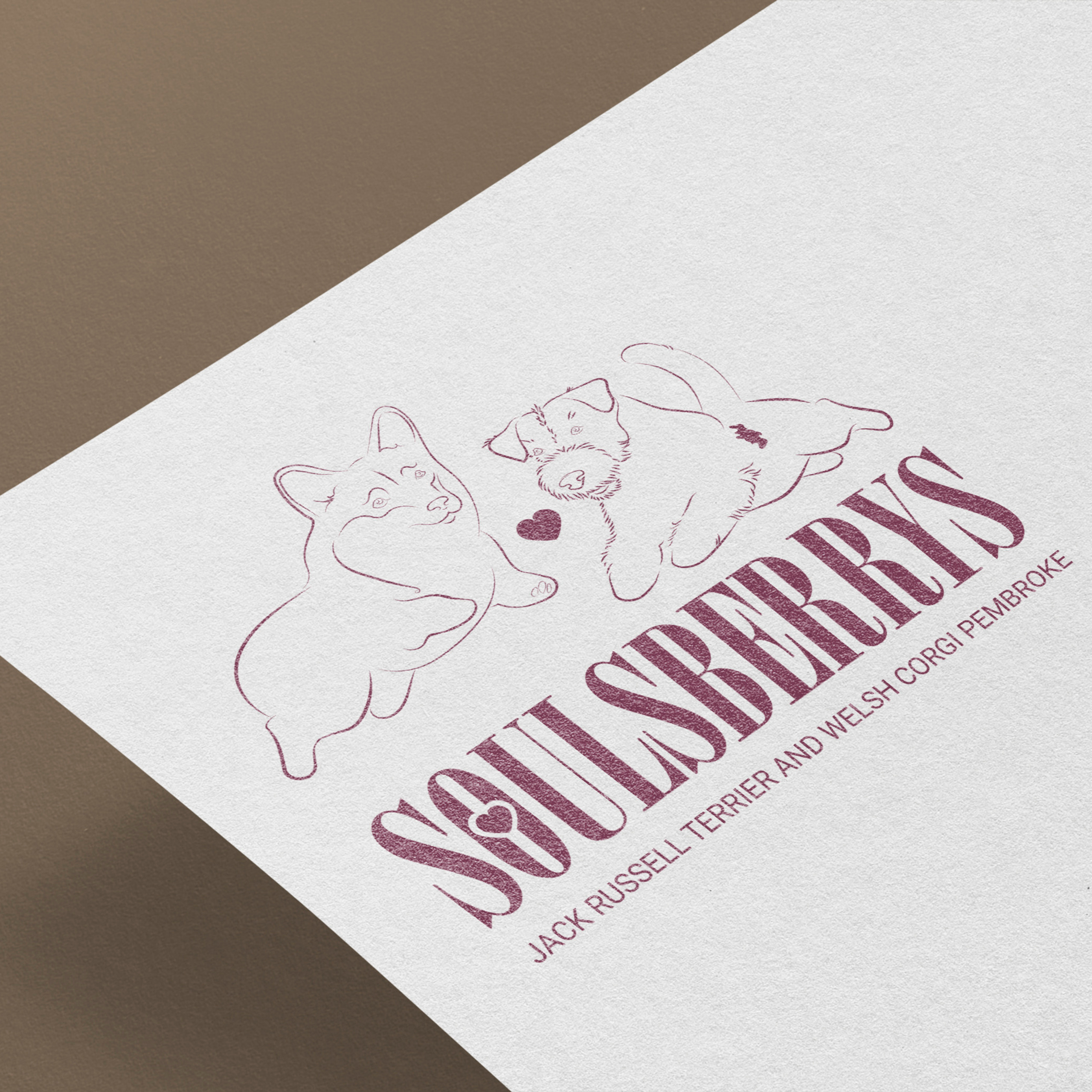 Логотип для питомника джек рассел терьеров и вельш корги пемброков. ФОТОГРАФ-АНИМАЛИСТ l LANA POLYAKOVA