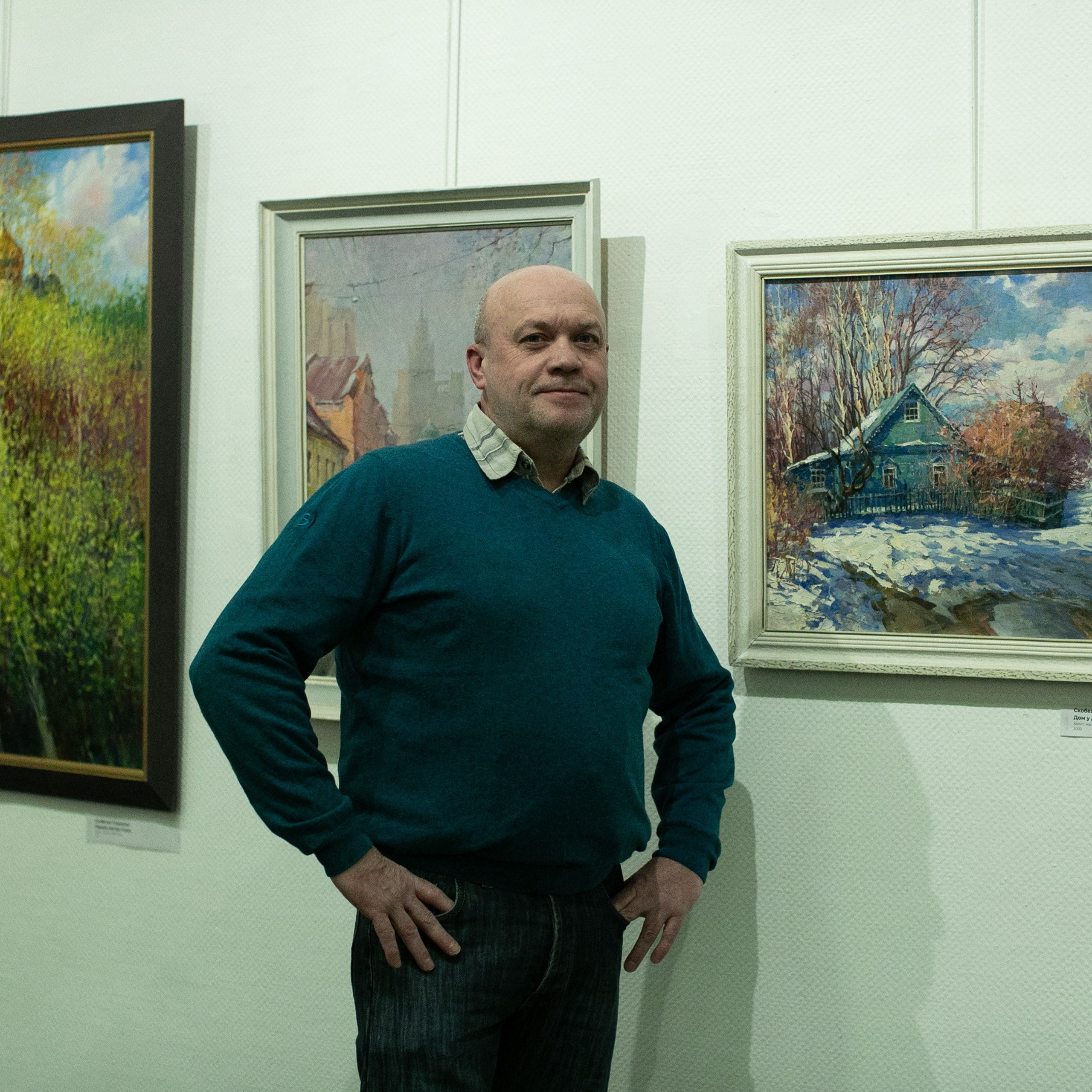 Персональная выставка 19.01-25.02.2024. Картинная галерея пейзажей Москвы от художника Станислава Скобелева