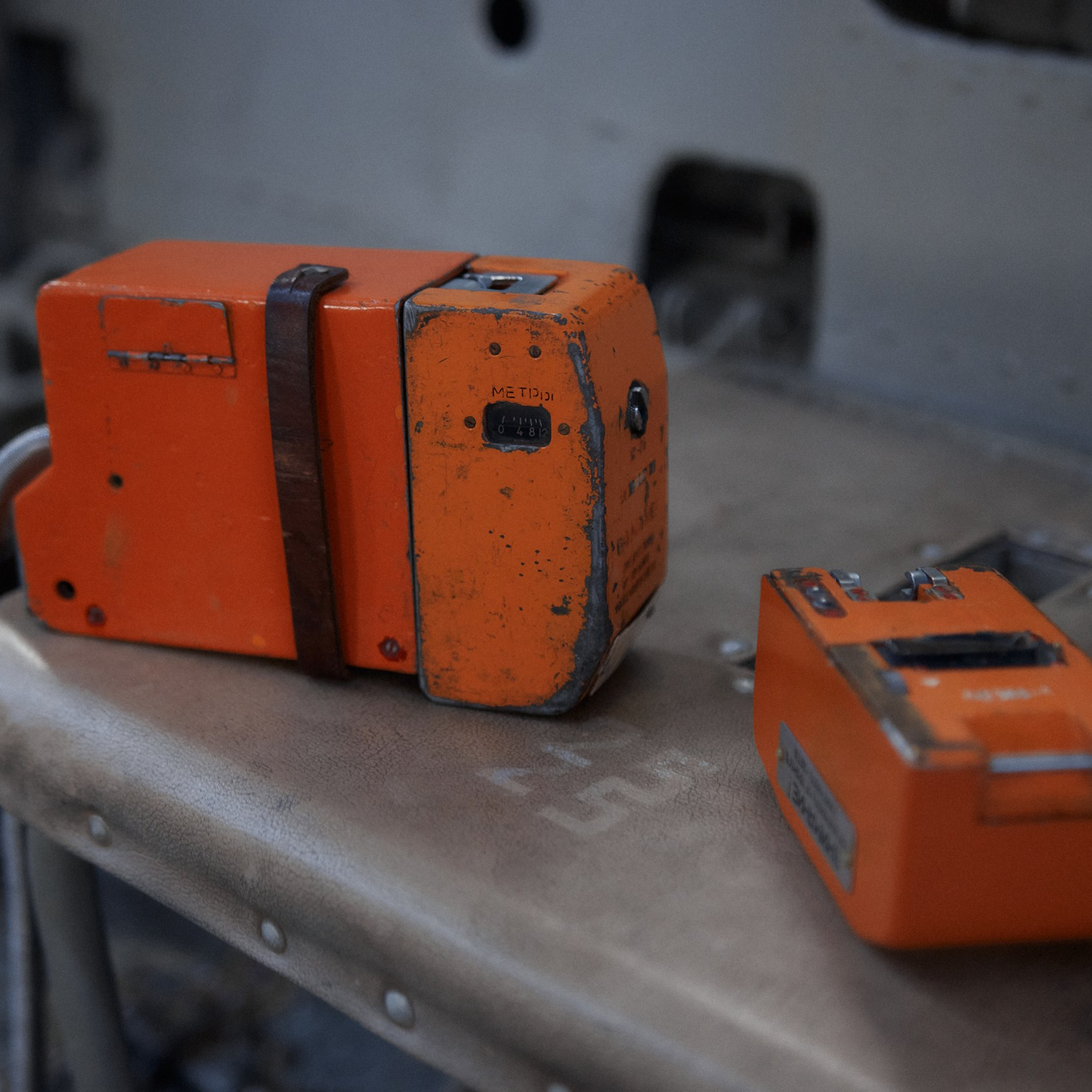 Вертолёт Ми 6 вид в кабине, черный ящик, выставленный в Музее вертолётов в Торжке.