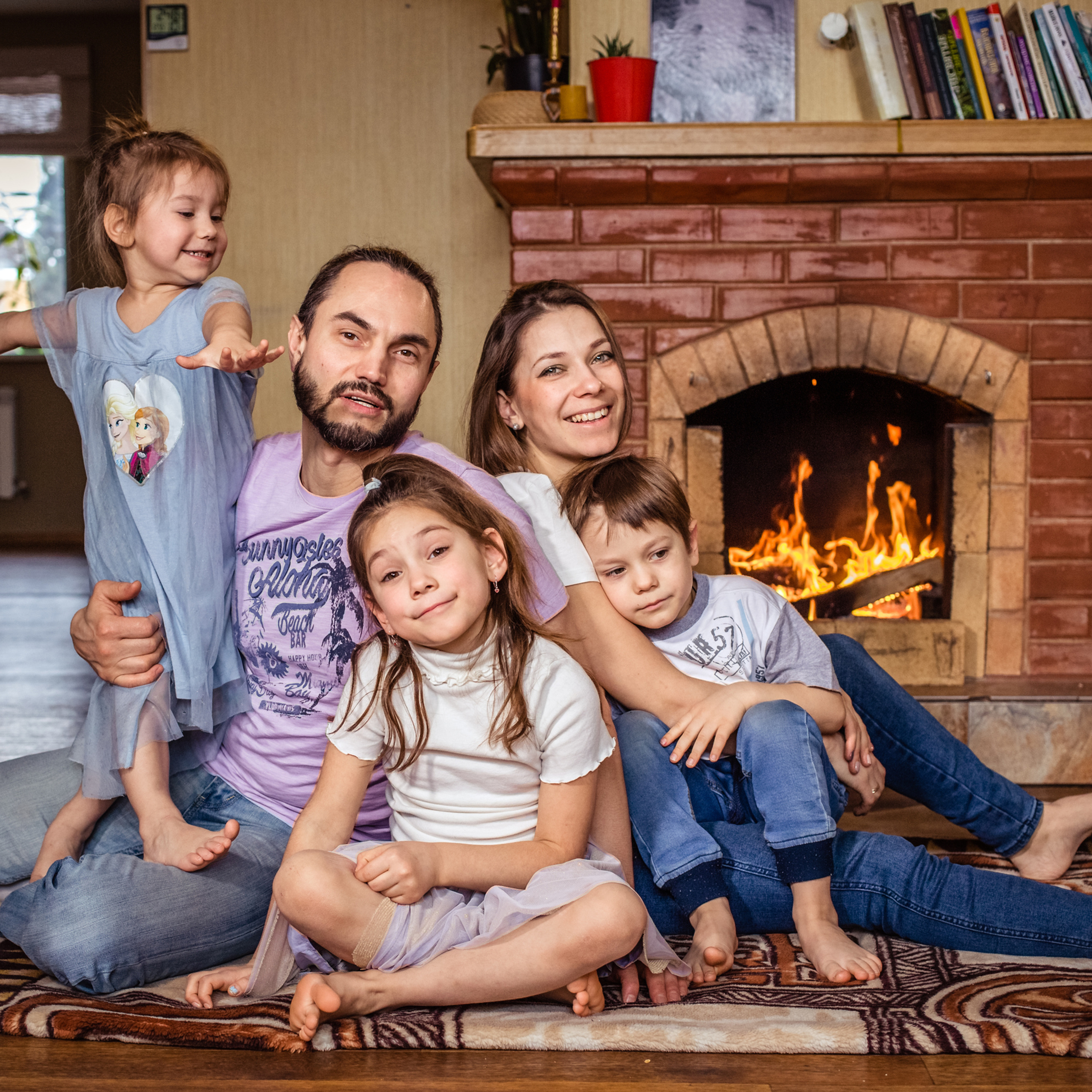 Домашняя съёмка у Кати и Дениса