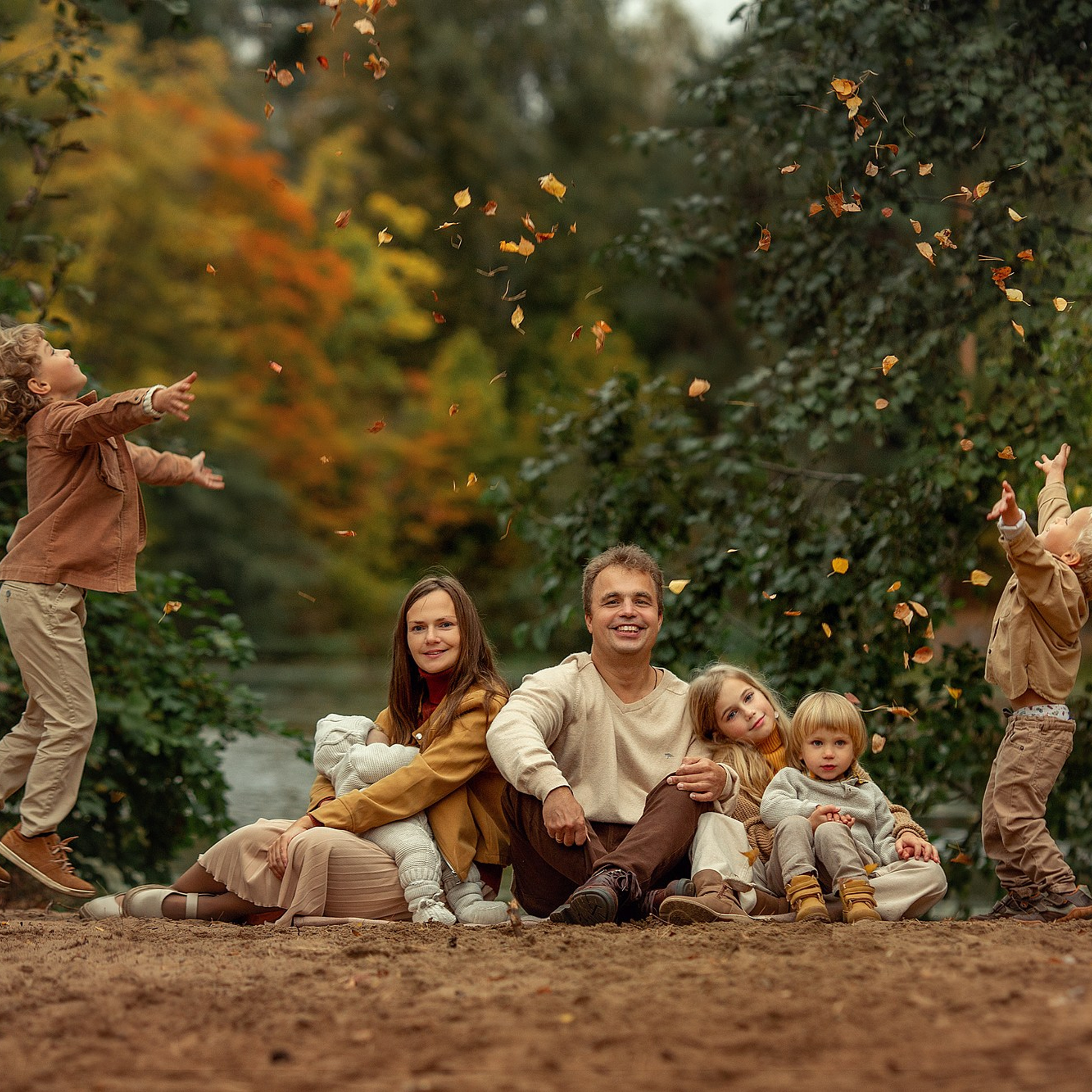 Семейная фотосессия на природе. Tatyana Nadezhdina Family photographer